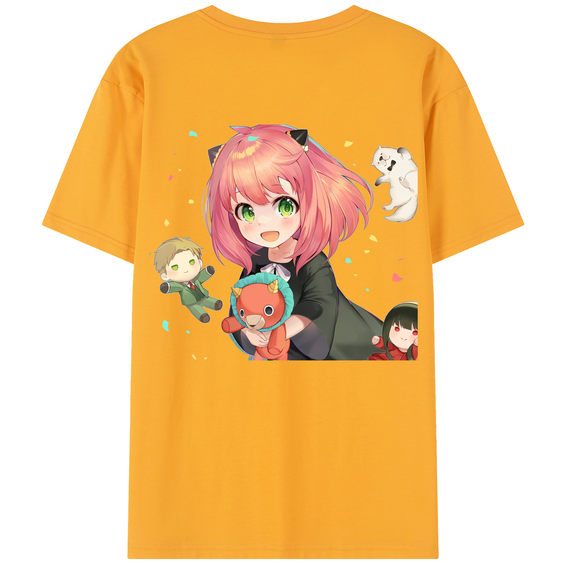 （画像用） SPY×FAMILY间谍家家酒 綿100％半袖Tシャツ（背面プリント）