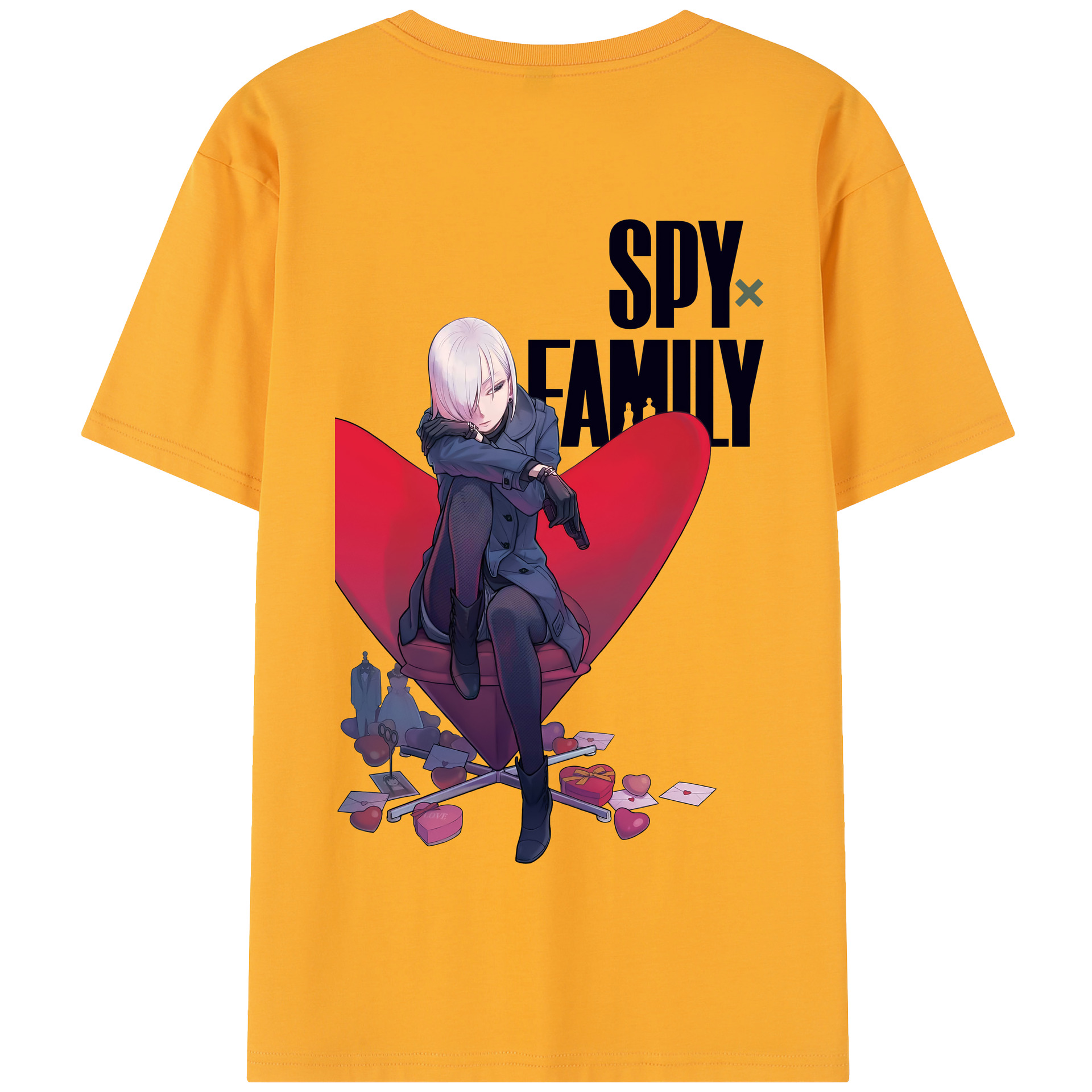 （画像用） SPY×FAMILY间谍家家酒 綿100％半袖Tシャツ（背面プリント）