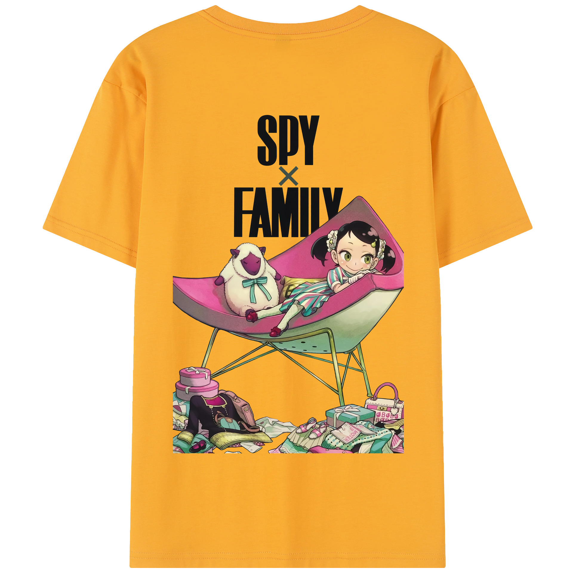 （画像用） SPY×FAMILY间谍家家酒 綿100％半袖Tシャツ（背面プリント）