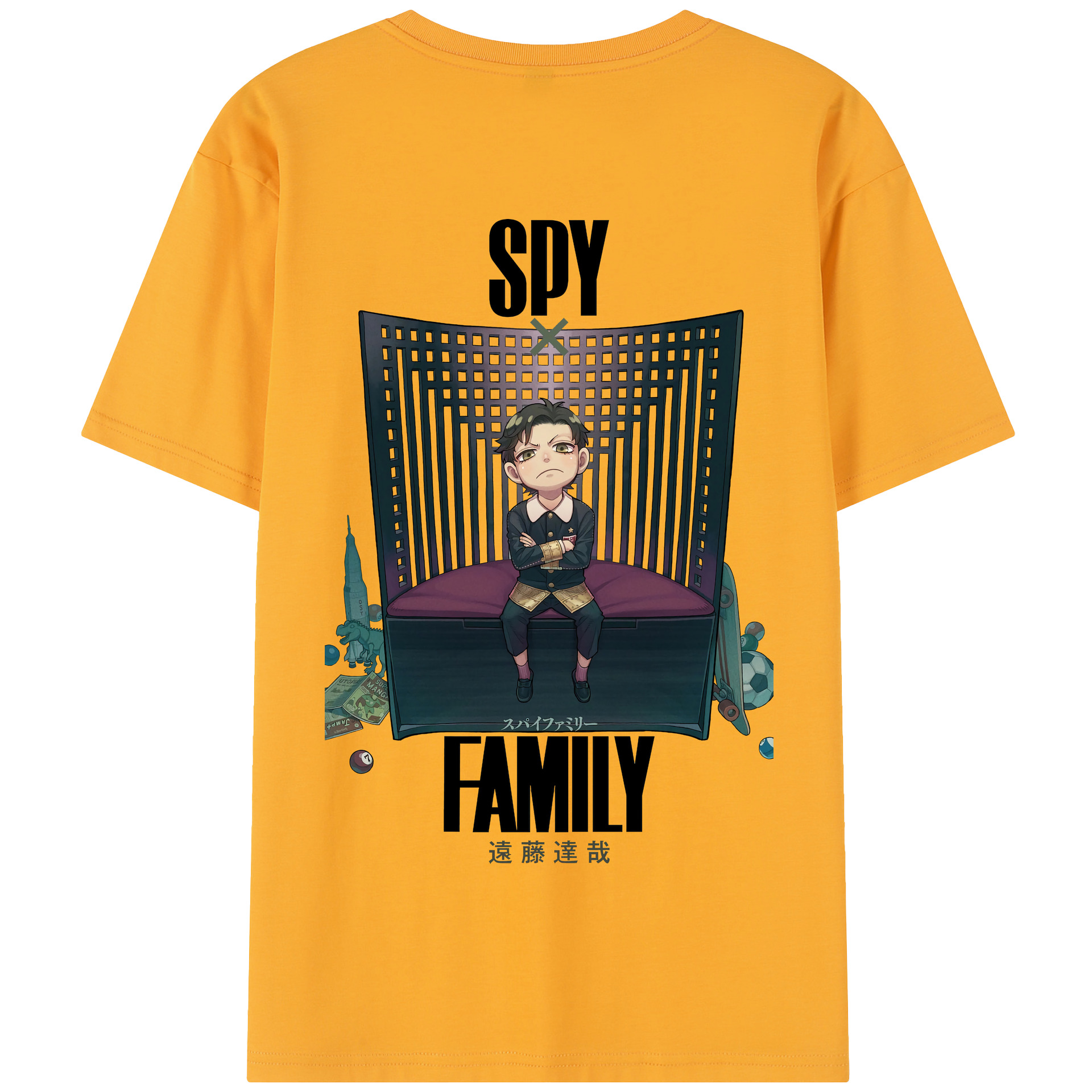 （画像用） SPY×FAMILY间谍家家酒 綿100％半袖Tシャツ（背面プリント）