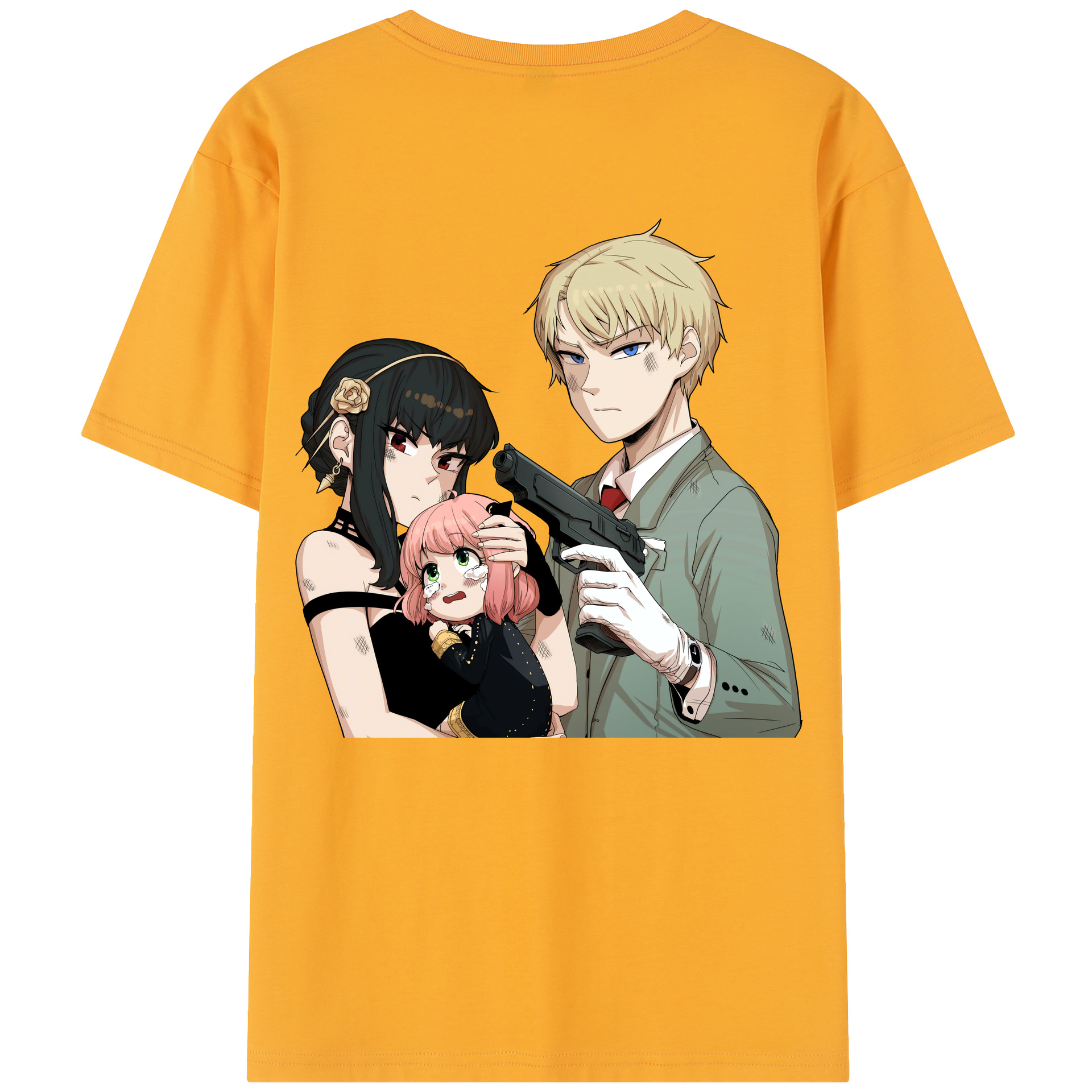 （画像用） SPY×FAMILY间谍家家酒 綿100％半袖Tシャツ（背面プリント）