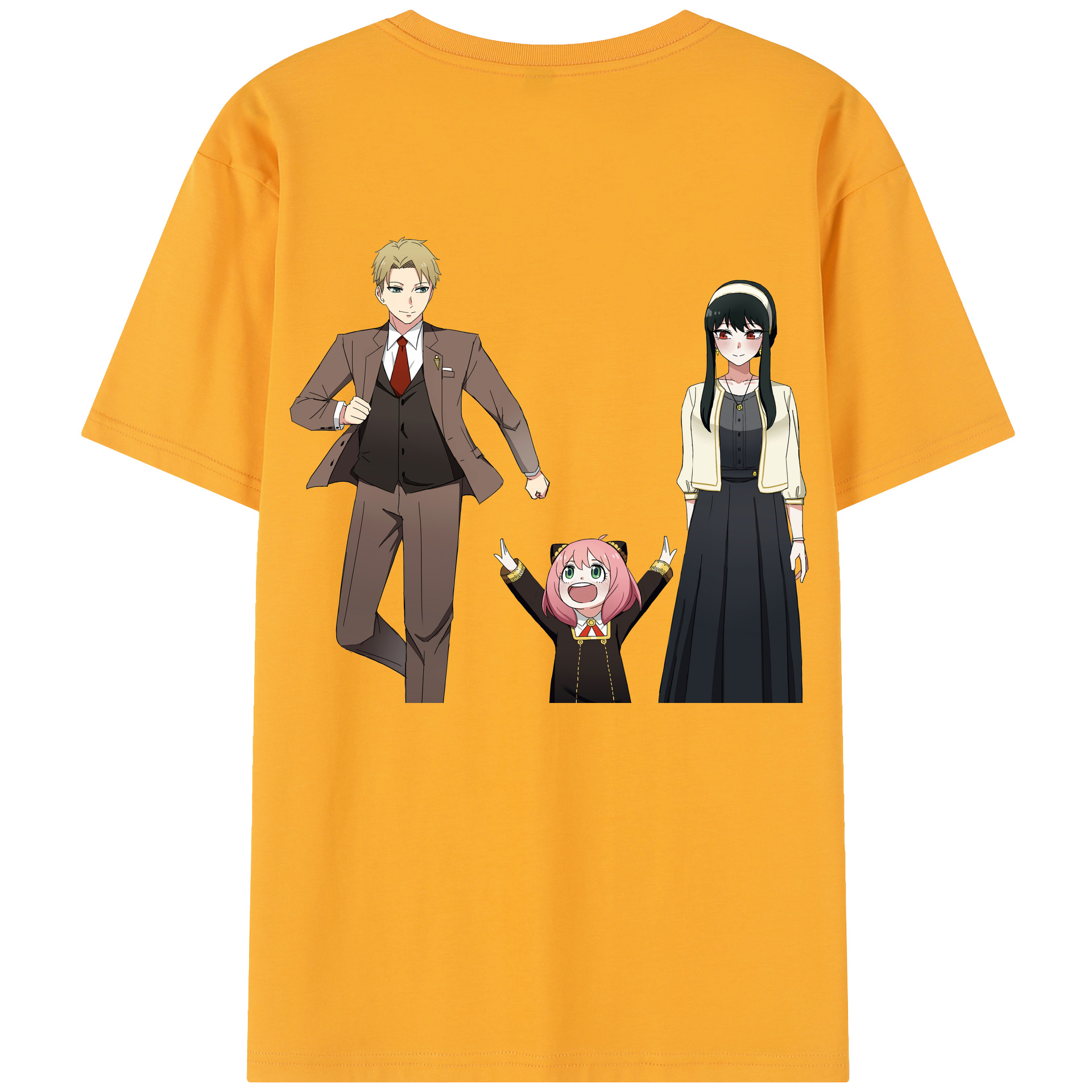（画像用） SPY×FAMILY间谍家家酒 綿100％半袖Tシャツ（背面プリント）