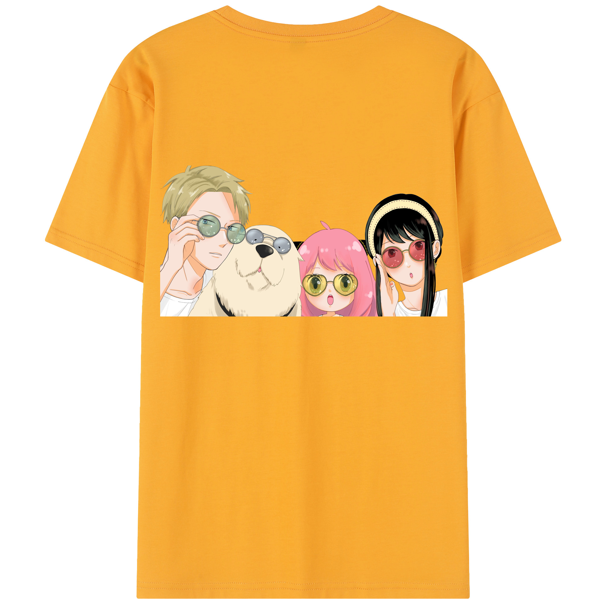 （画像用） SPY×FAMILY间谍家家酒 綿100％半袖Tシャツ（背面プリント）