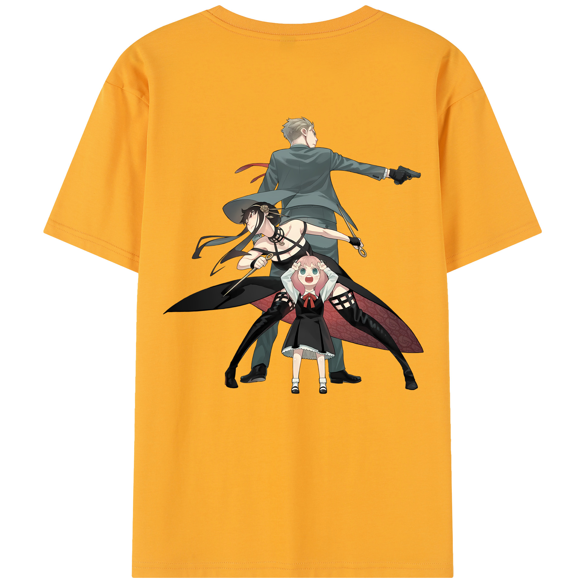 （画像用） SPY×FAMILY间谍家家酒 綿100％半袖Tシャツ（背面プリント）