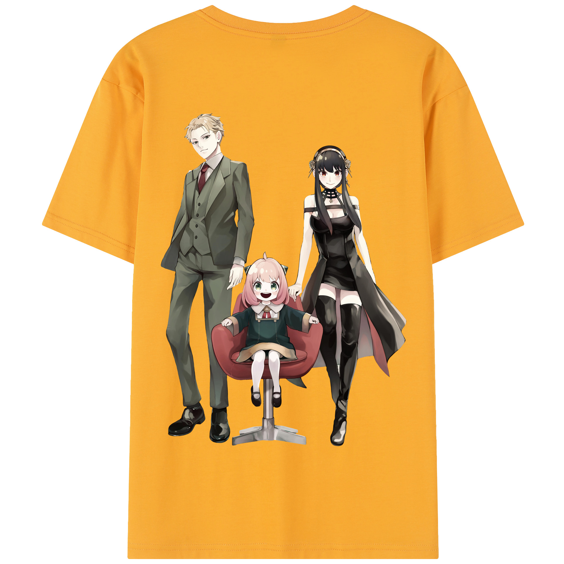（画像用） SPY×FAMILY间谍家家酒 綿100％半袖Tシャツ（背面プリント）