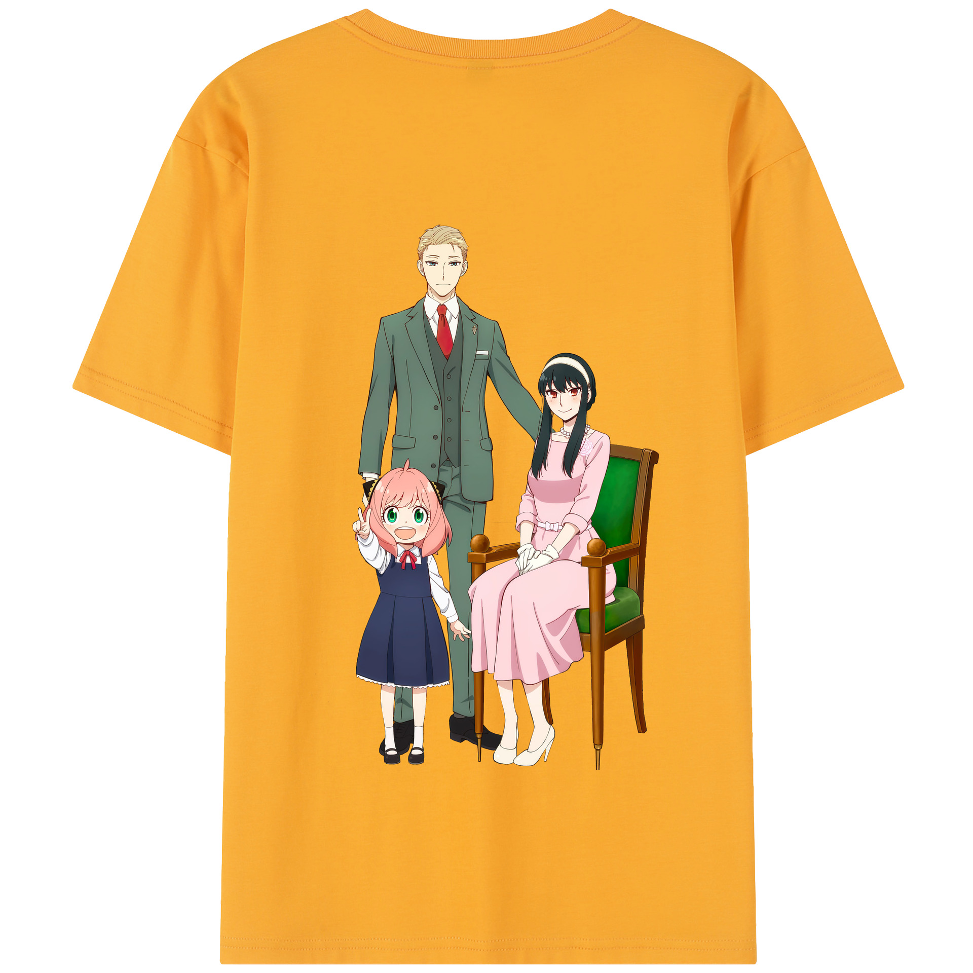 （画像用） SPY×FAMILY间谍家家酒 綿100％半袖Tシャツ（背面プリント）