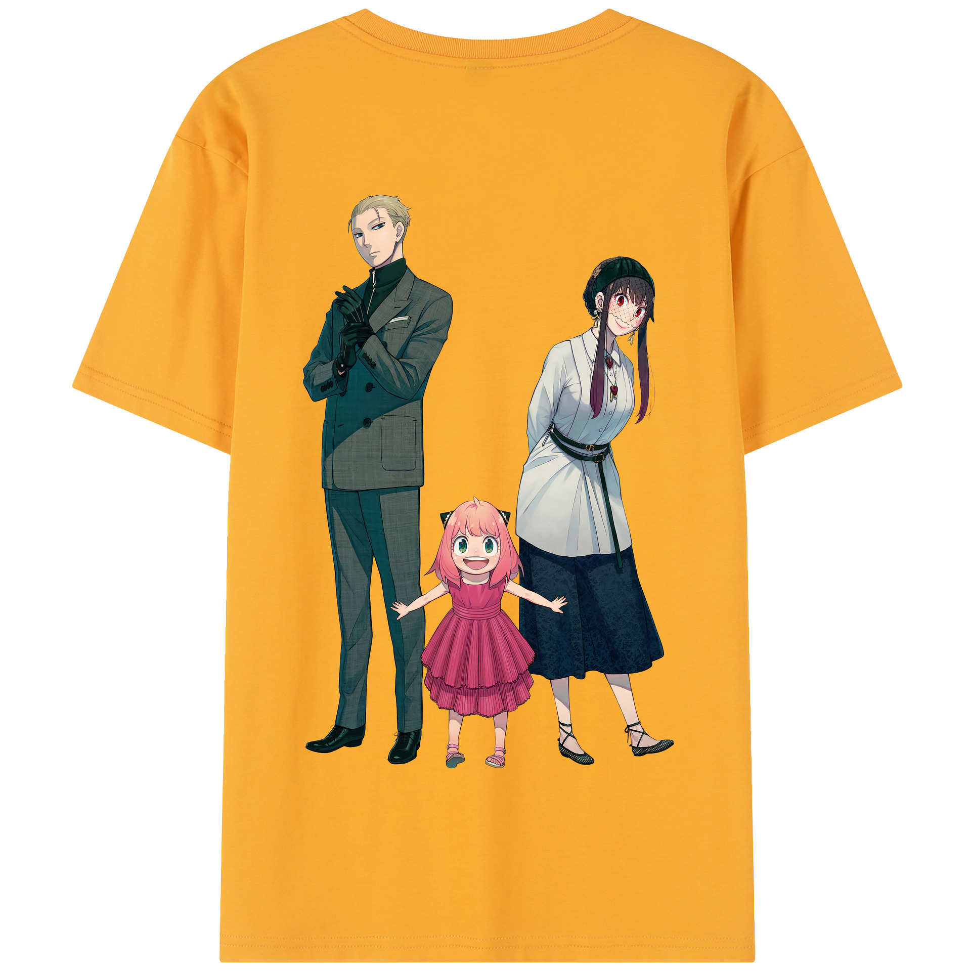 （画像用） SPY×FAMILY间谍家家酒 綿100％半袖Tシャツ（背面プリント）