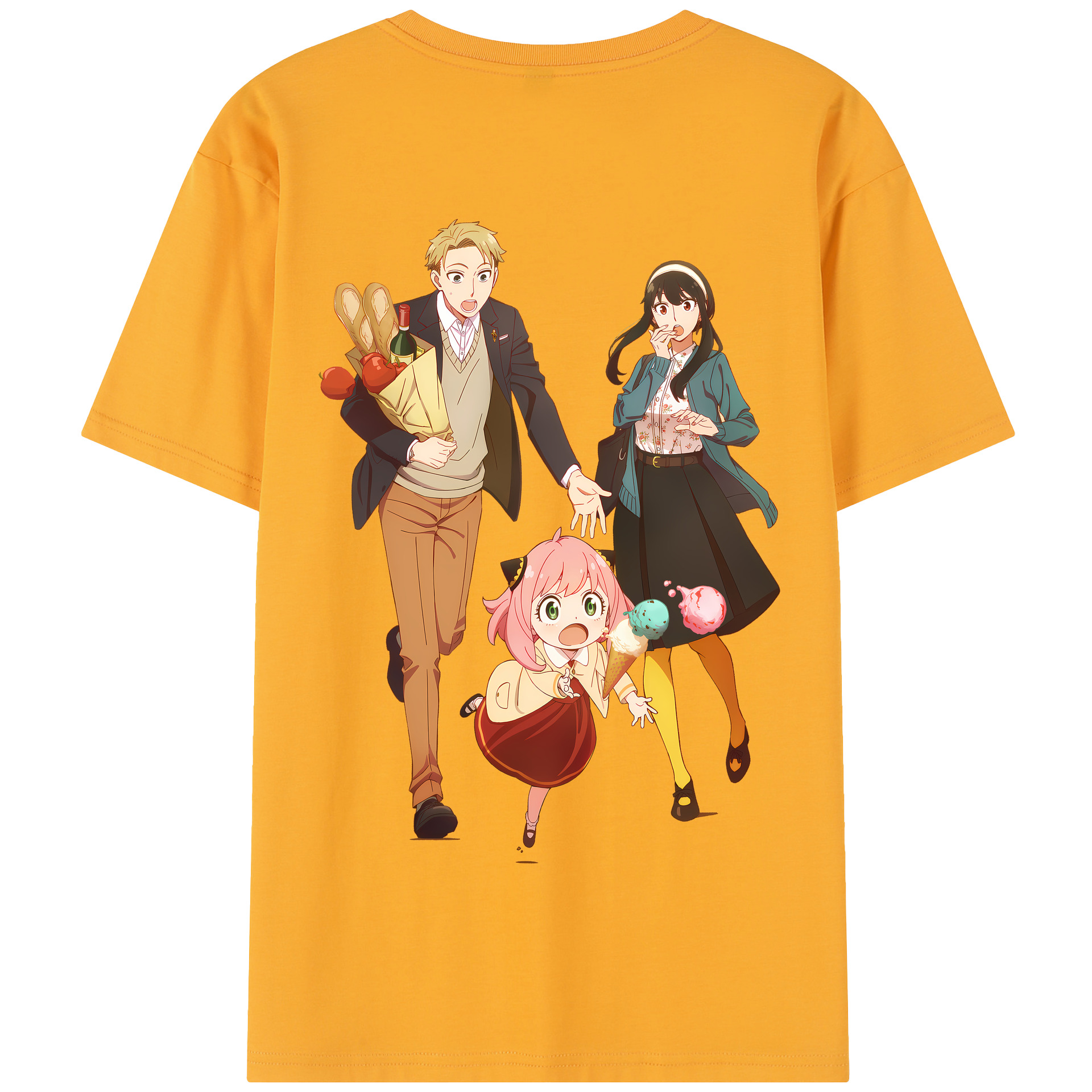 （画像用） SPY×FAMILY间谍家家酒 綿100％半袖Tシャツ（背面プリント）