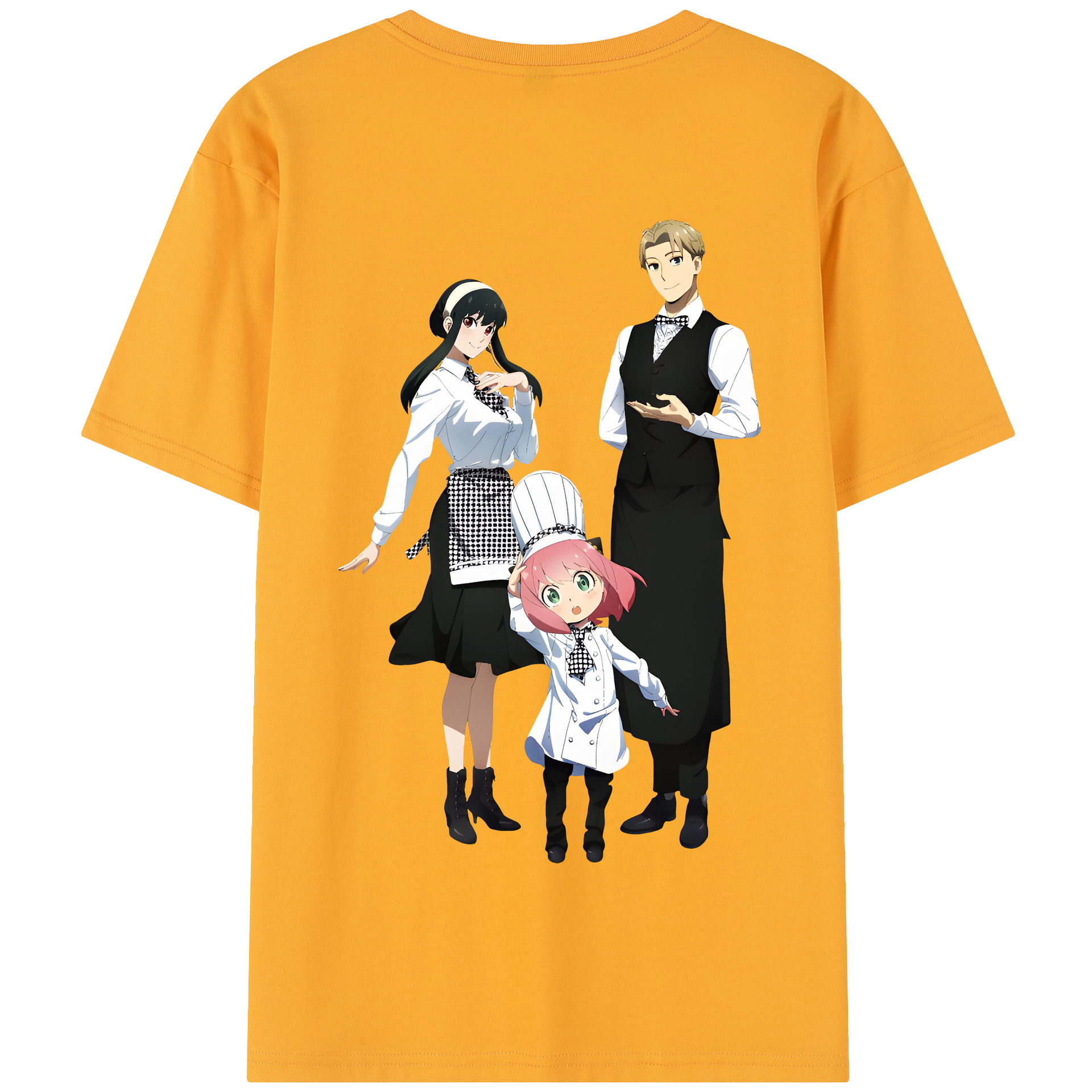 （画像用） SPY×FAMILY间谍家家酒 綿100％半袖Tシャツ（背面プリント）