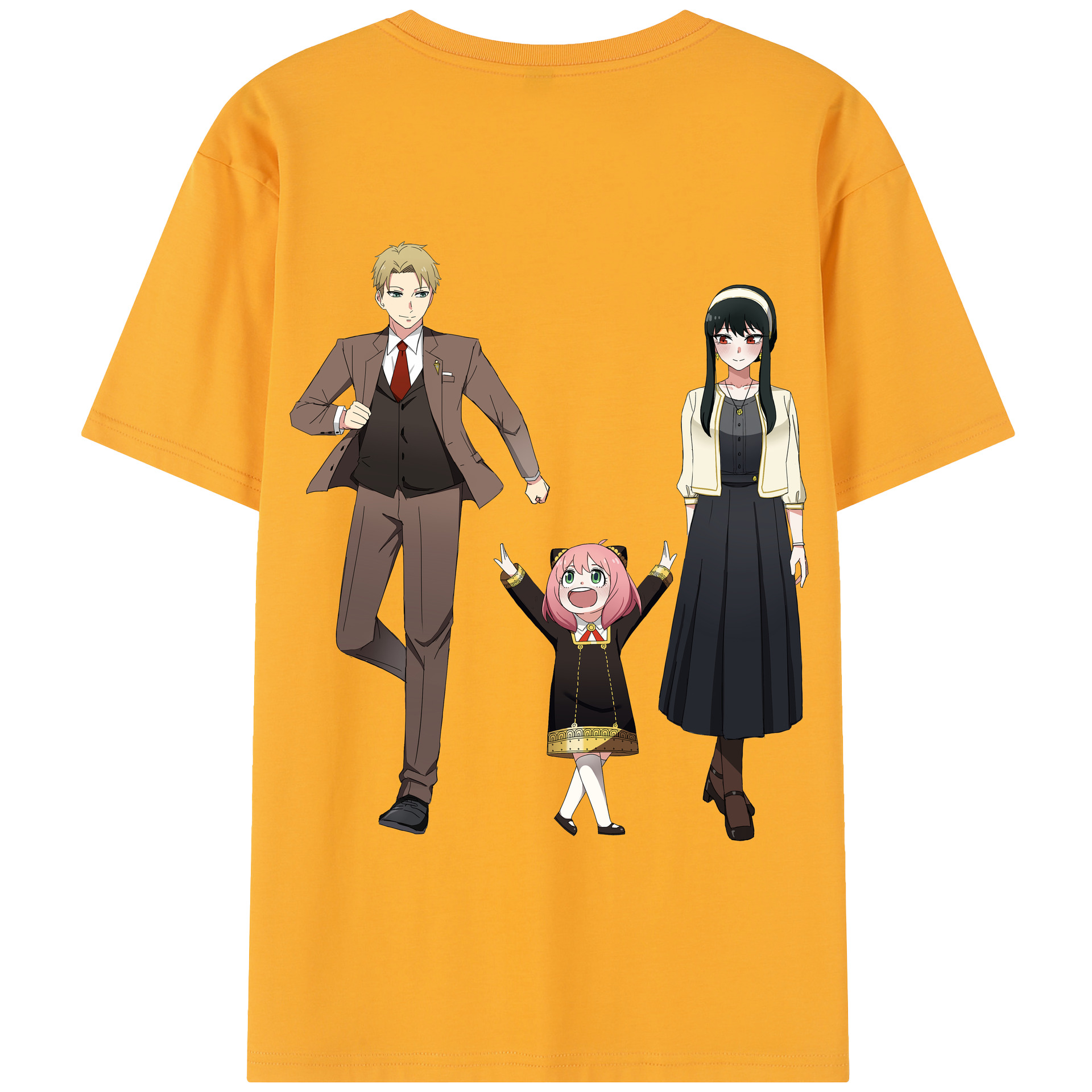 （画像用） SPY×FAMILY间谍家家酒 綿100％半袖Tシャツ（背面プリント）