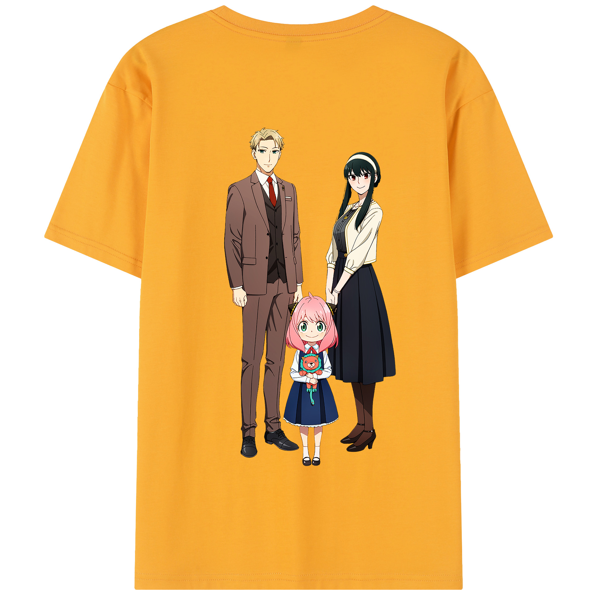 （画像用） SPY×FAMILY间谍家家酒 綿100％半袖Tシャツ（背面プリント）