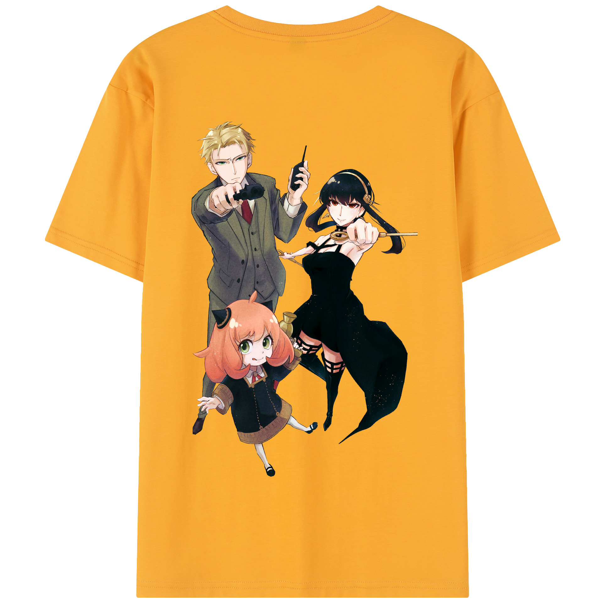 （画像用） SPY×FAMILY间谍家家酒 綿100％半袖Tシャツ（背面プリント）