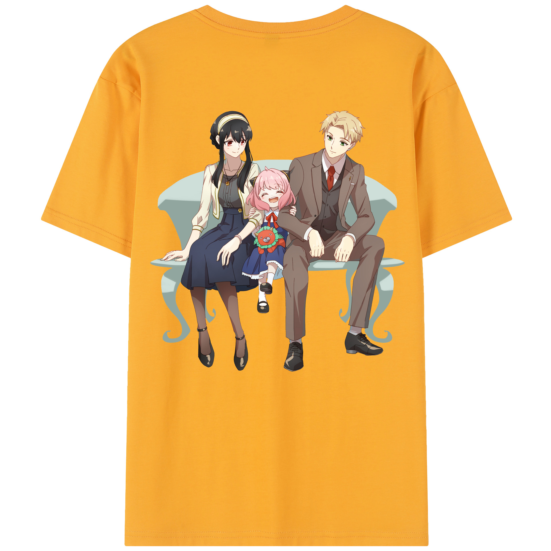 （画像用） SPY×FAMILY间谍家家酒 綿100％半袖Tシャツ（背面プリント）