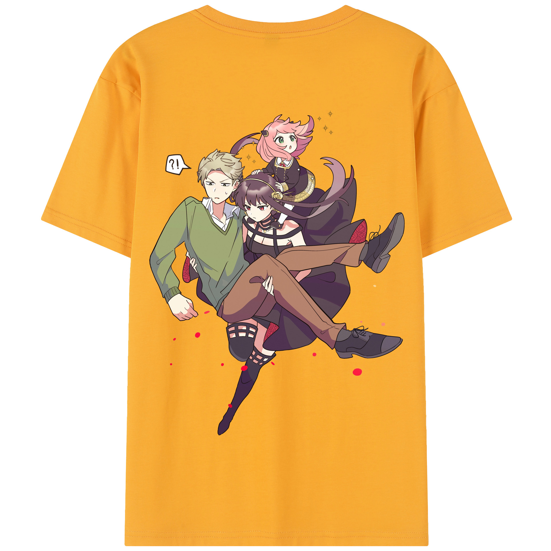 （画像用） SPY×FAMILY间谍家家酒 綿100％半袖Tシャツ（背面プリント）