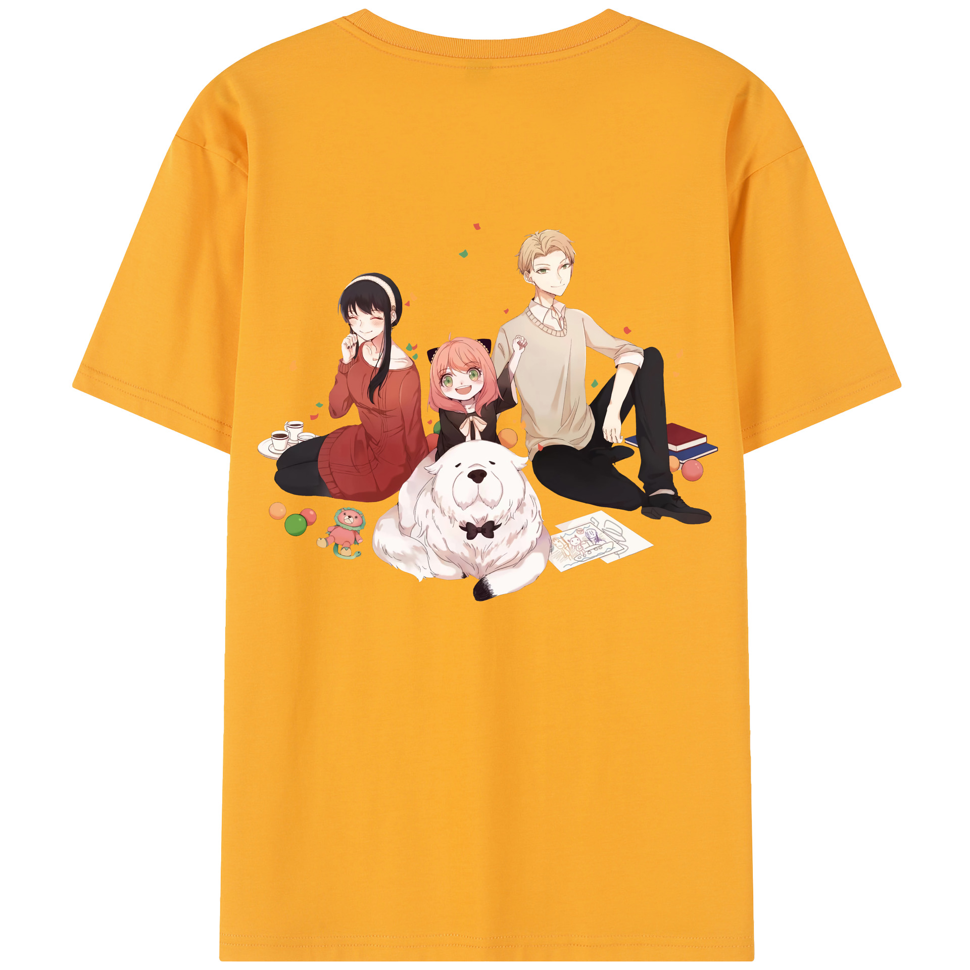 （画像用） SPY×FAMILY间谍家家酒 綿100％半袖Tシャツ（背面プリント）