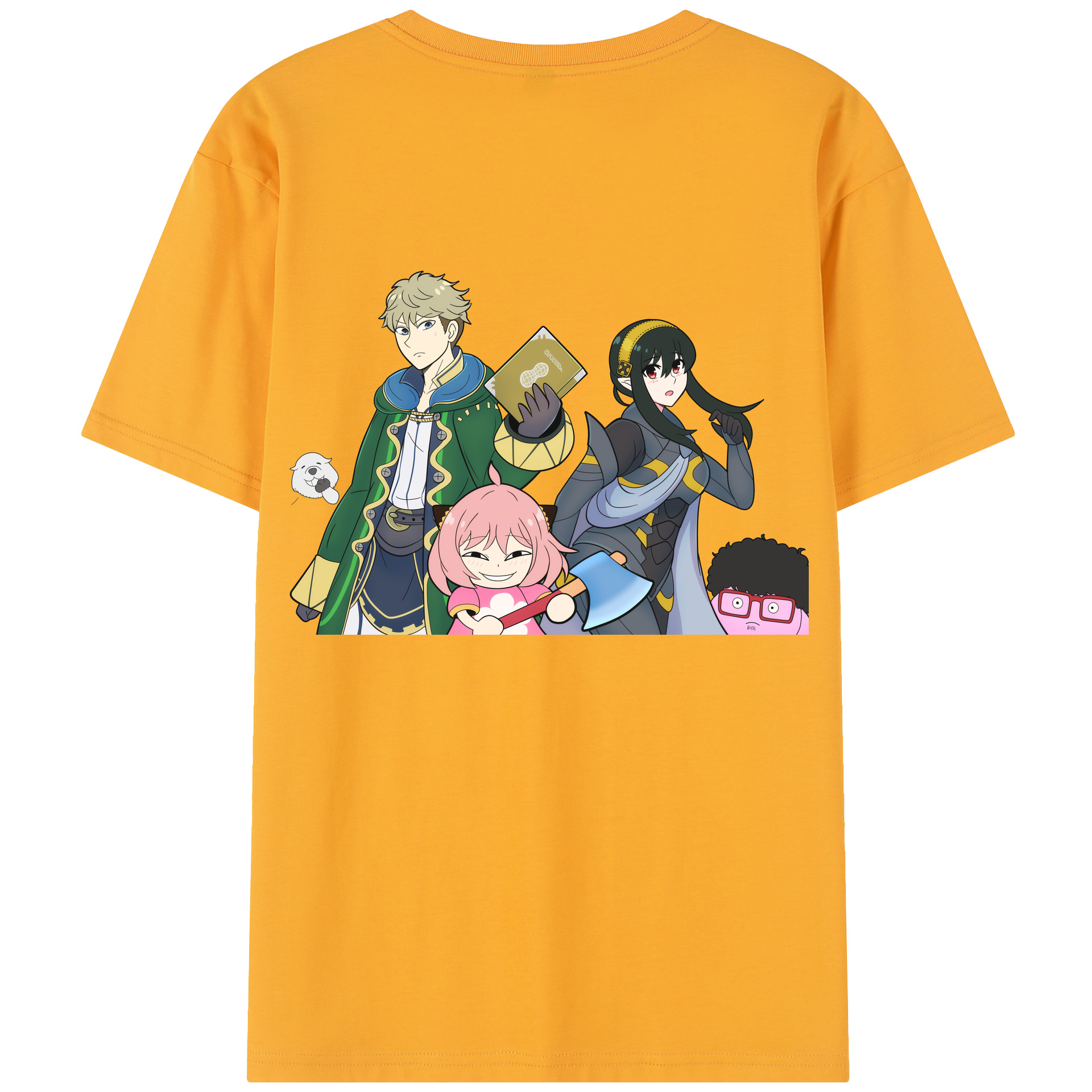 （画像用） SPY×FAMILY间谍家家酒 綿100％半袖Tシャツ（背面プリント）