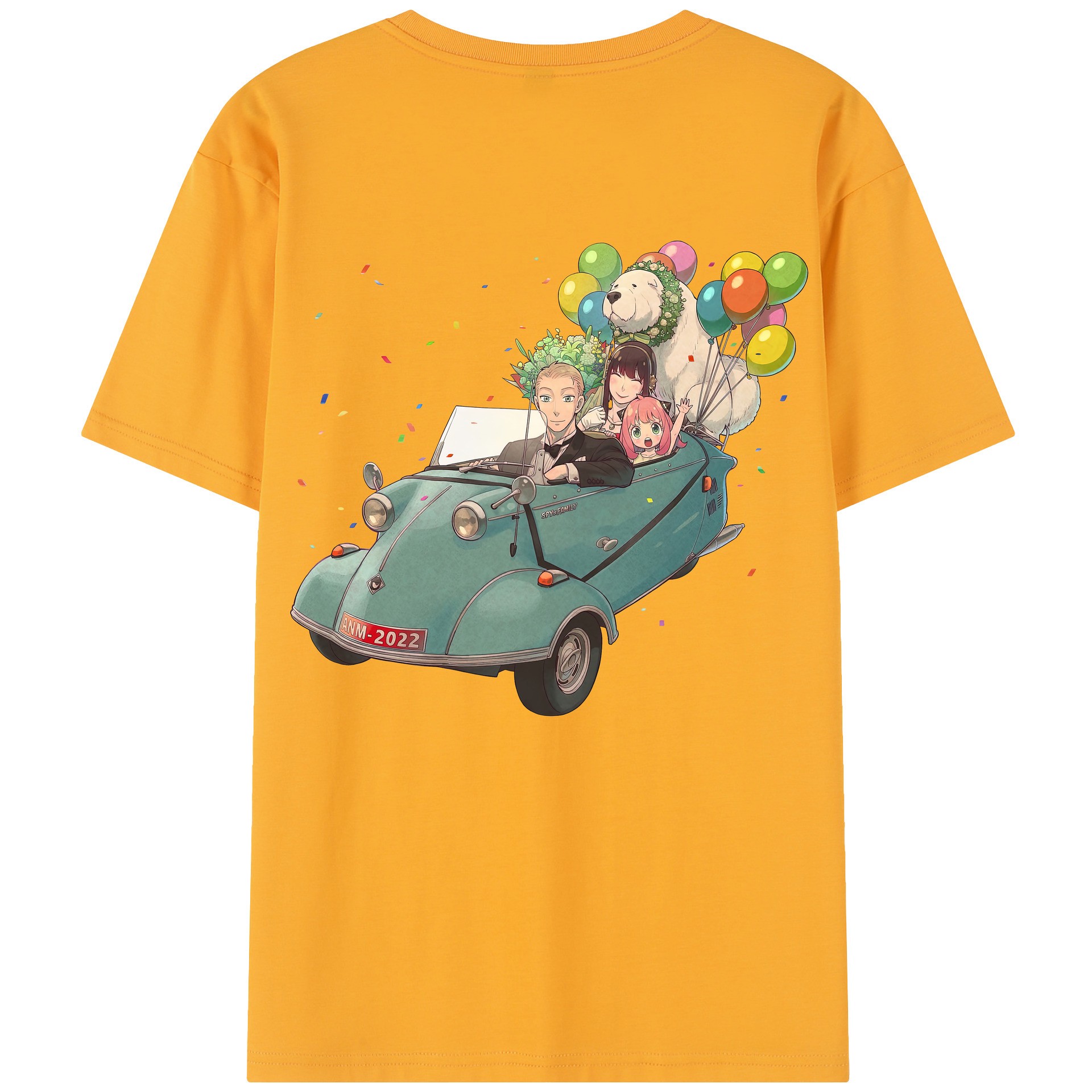 （画像用） SPY×FAMILY间谍家家酒 綿100％半袖Tシャツ（背面プリント）