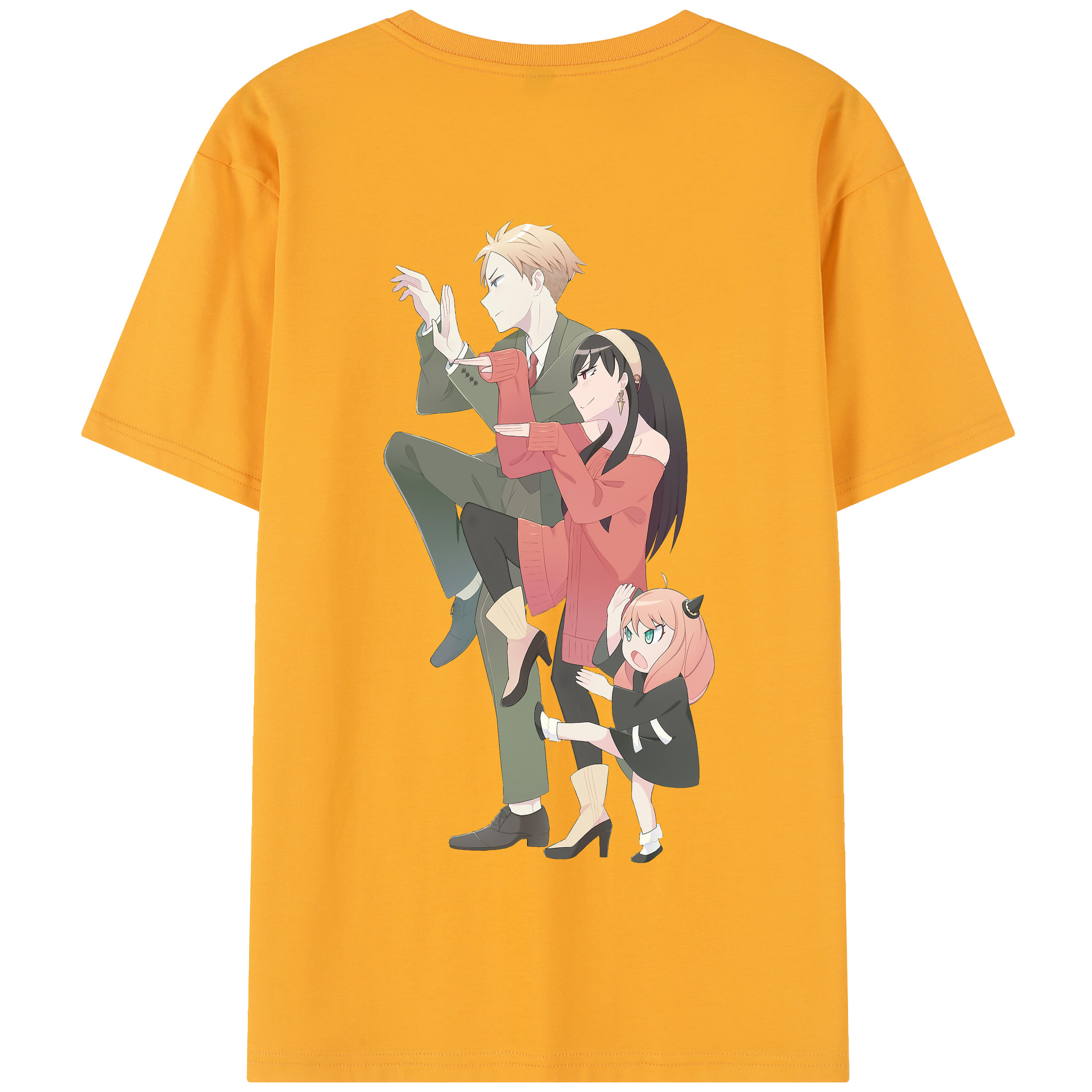 （画像用） SPY×FAMILY间谍家家酒 綿100％半袖Tシャツ（背面プリント）