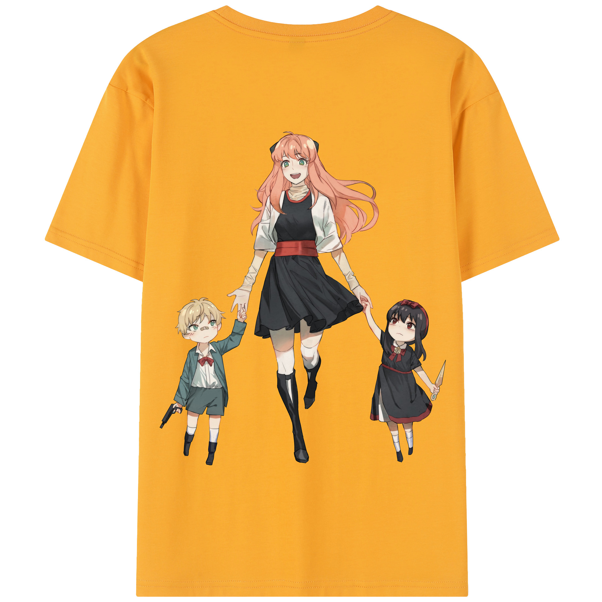 （画像用） SPY×FAMILY间谍家家酒 綿100％半袖Tシャツ（背面プリント）