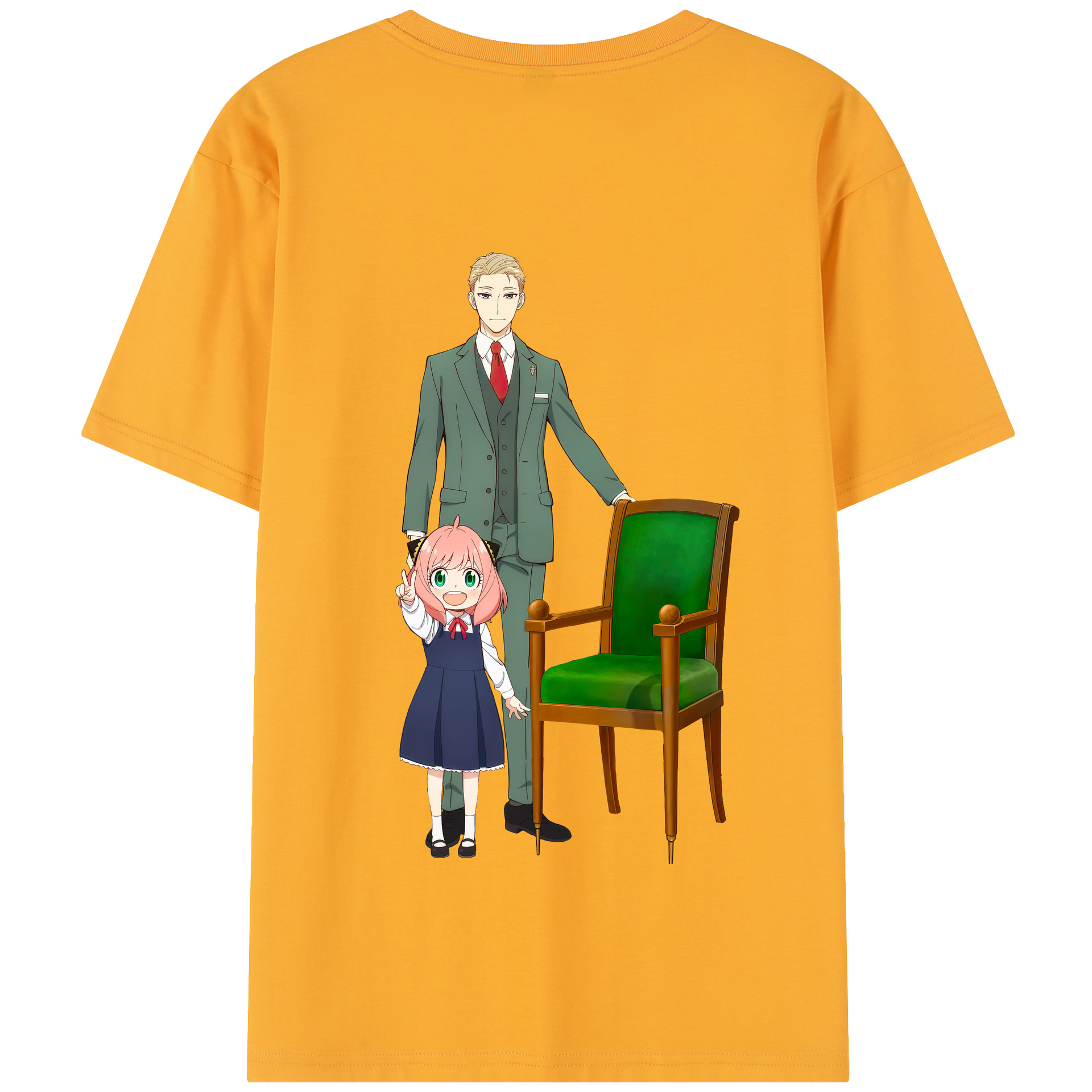 （画像用） SPY×FAMILY间谍家家酒 綿100％半袖Tシャツ（背面プリント）