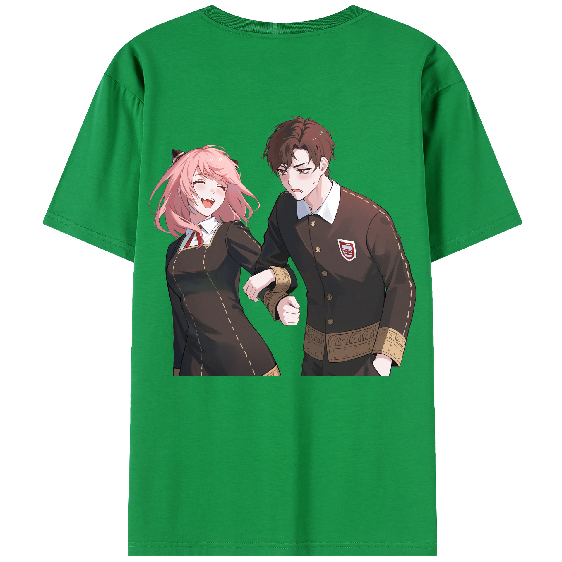 （画像用） SPY×FAMILY间谍家家酒 綿100％半袖Tシャツ（背面プリント）