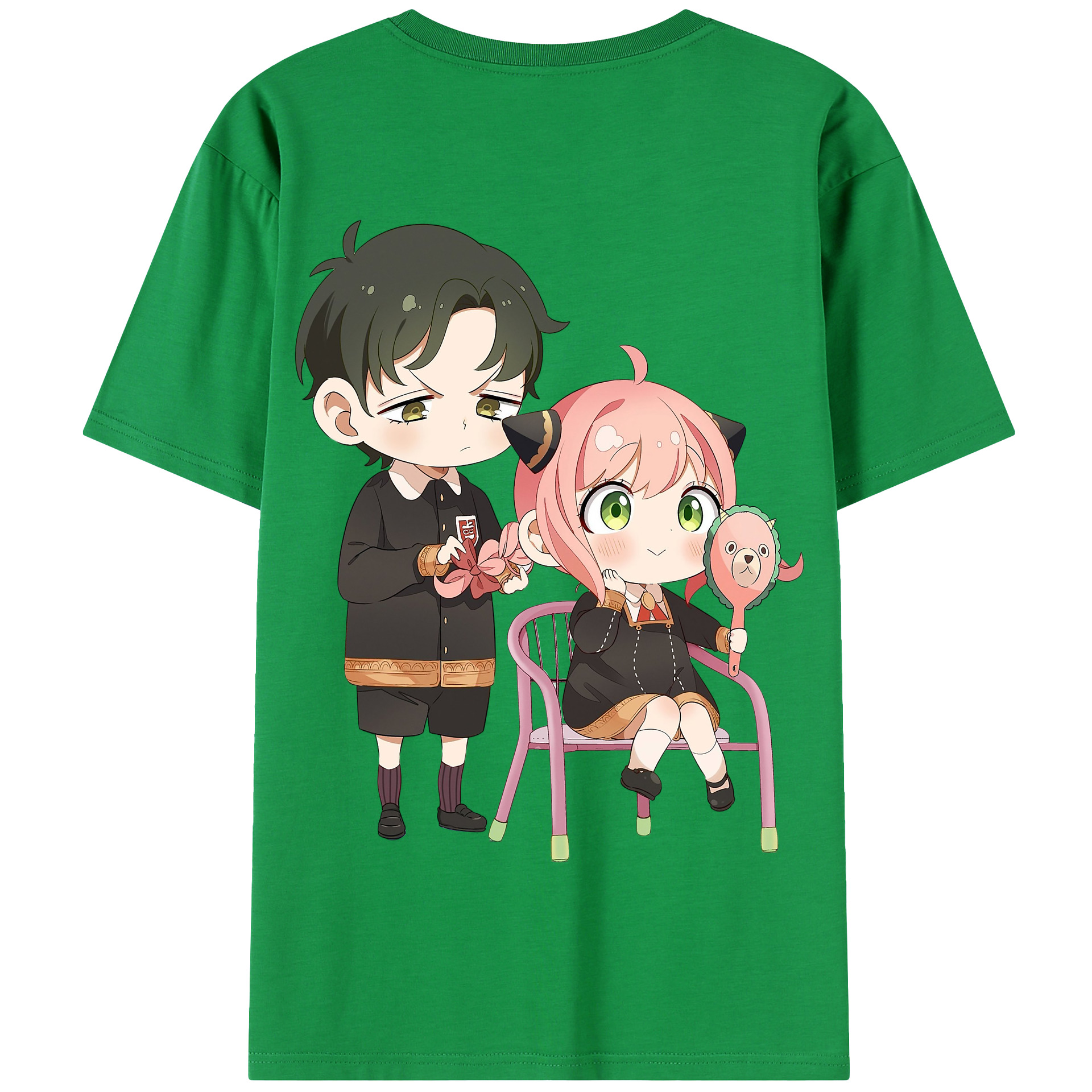 （画像用） SPY×FAMILY间谍家家酒 綿100％半袖Tシャツ（背面プリント）