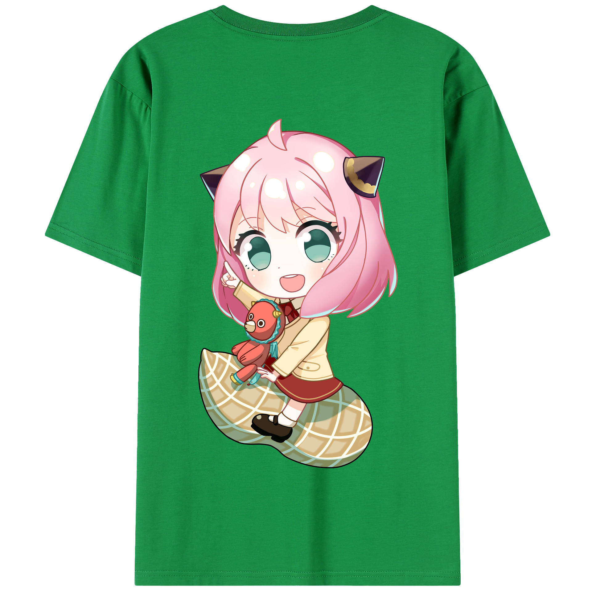 （画像用） SPY×FAMILY间谍家家酒 綿100％半袖Tシャツ（背面プリント）