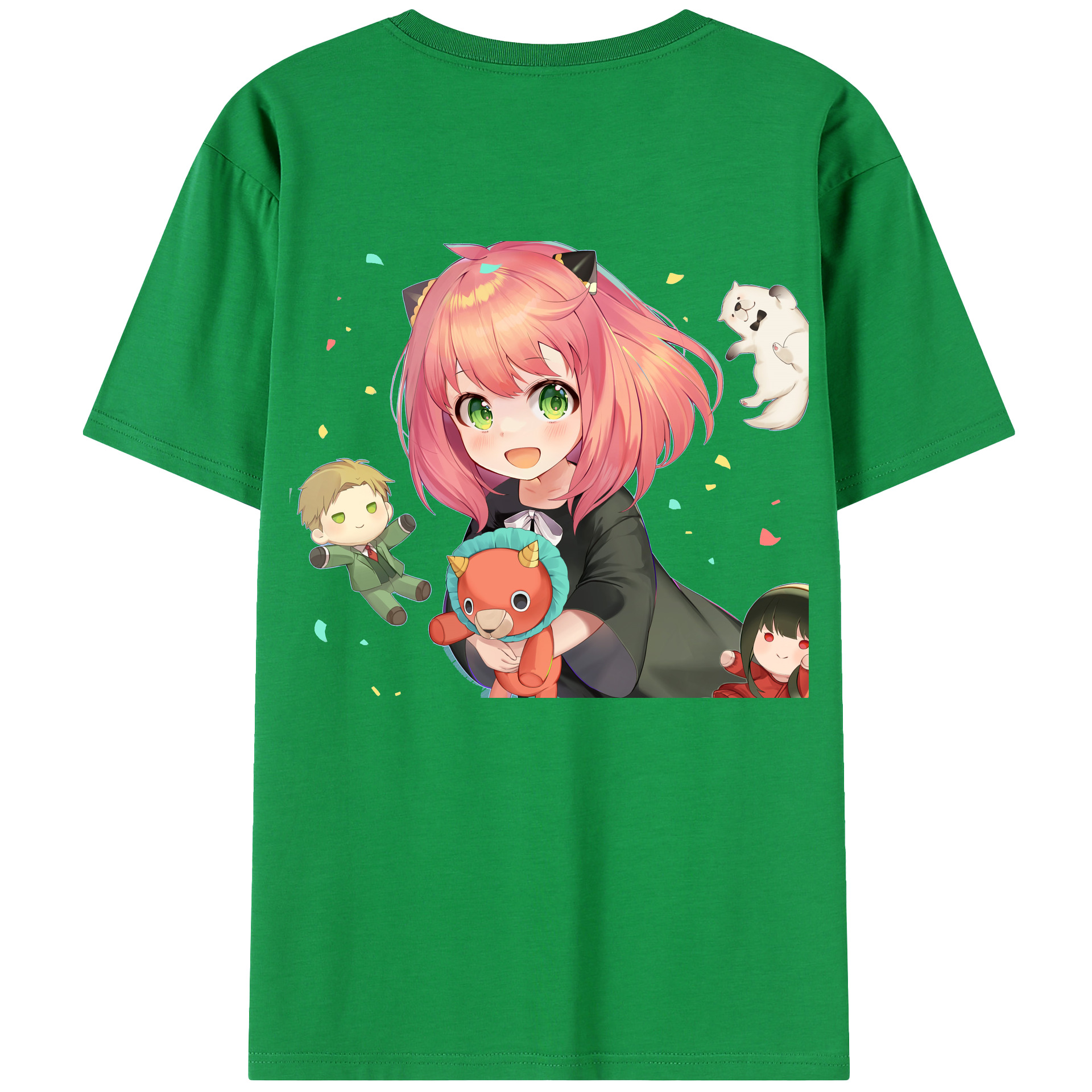 （画像用） SPY×FAMILY间谍家家酒 綿100％半袖Tシャツ（背面プリント）