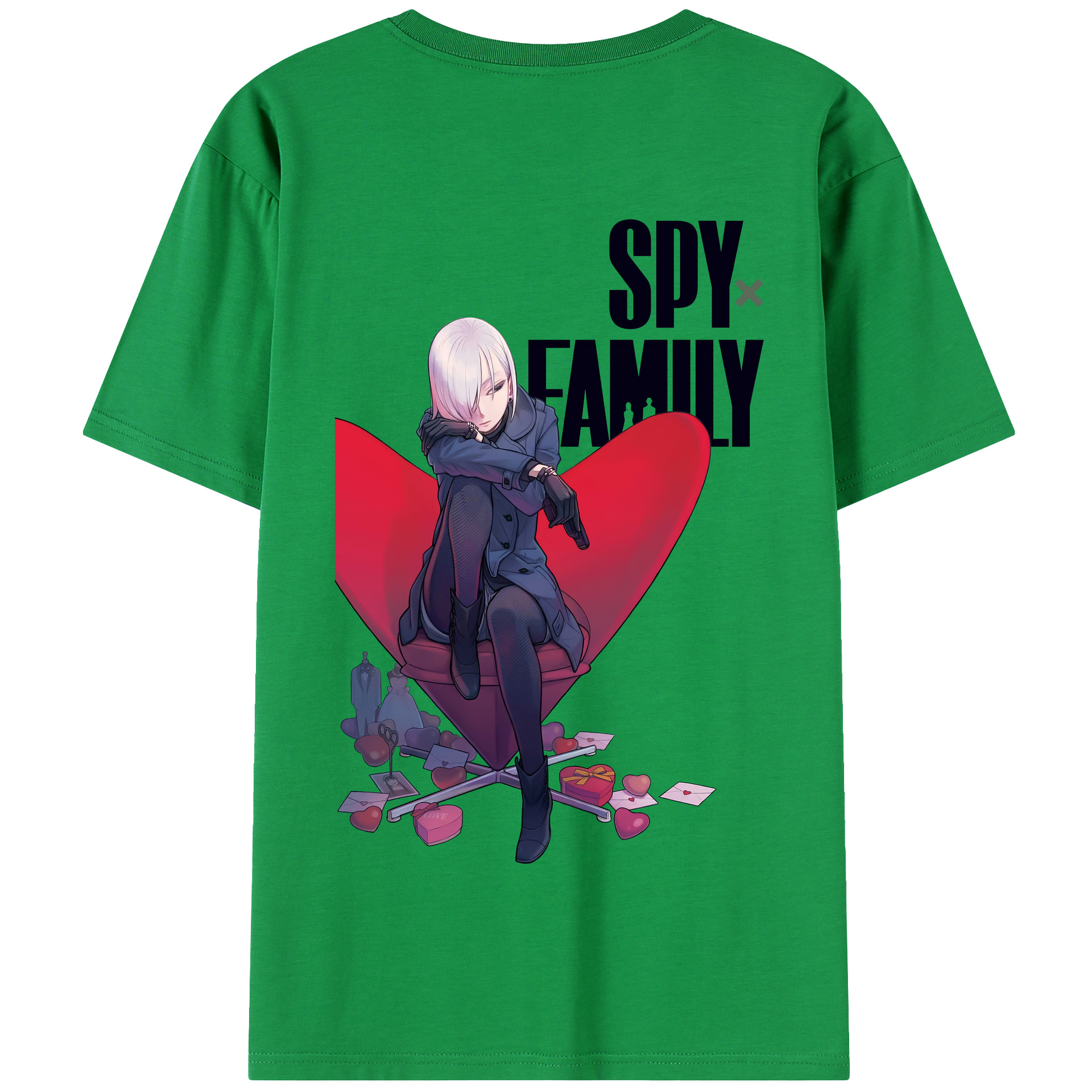 （画像用） SPY×FAMILY间谍家家酒 綿100％半袖Tシャツ（背面プリント）