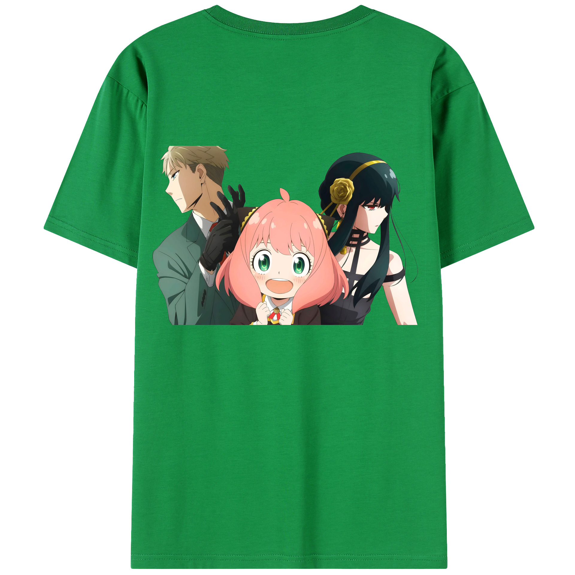 （画像用） SPY×FAMILY间谍家家酒 綿100％半袖Tシャツ（背面プリント）