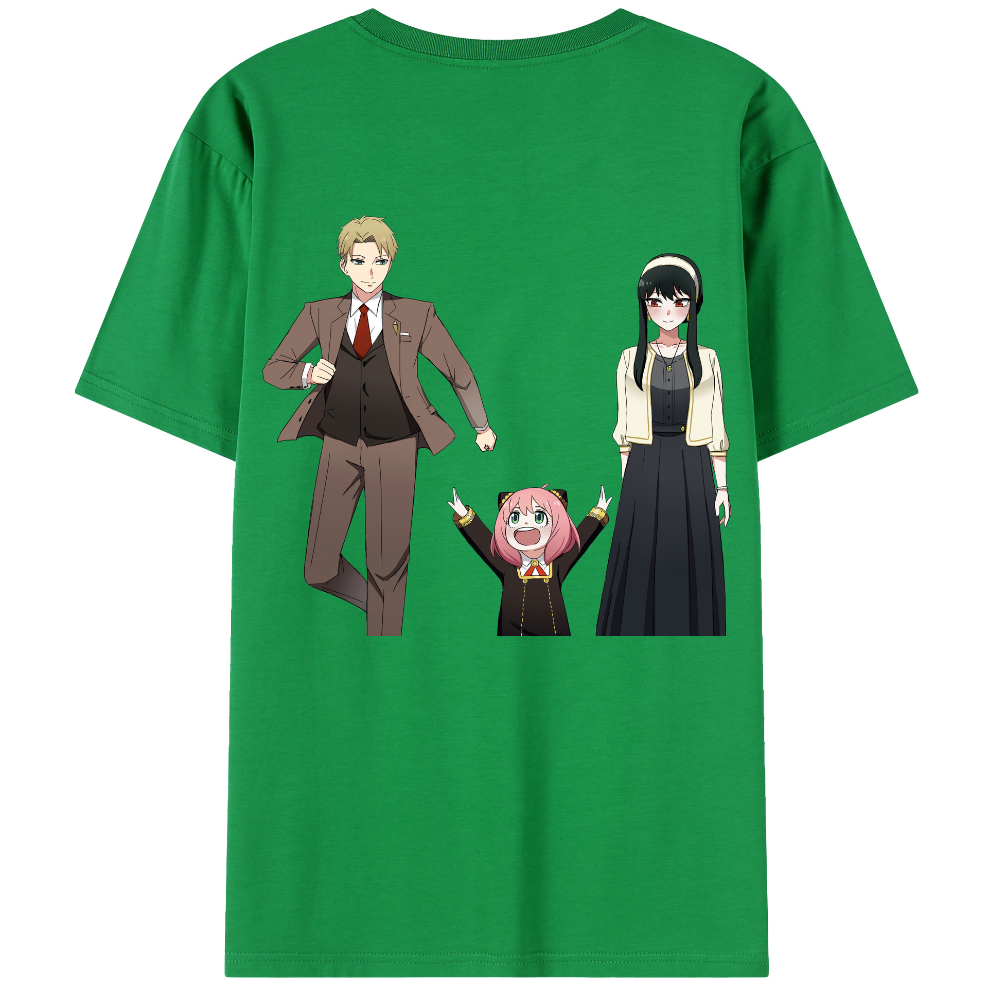 （画像用） SPY×FAMILY间谍家家酒 綿100％半袖Tシャツ（背面プリント）