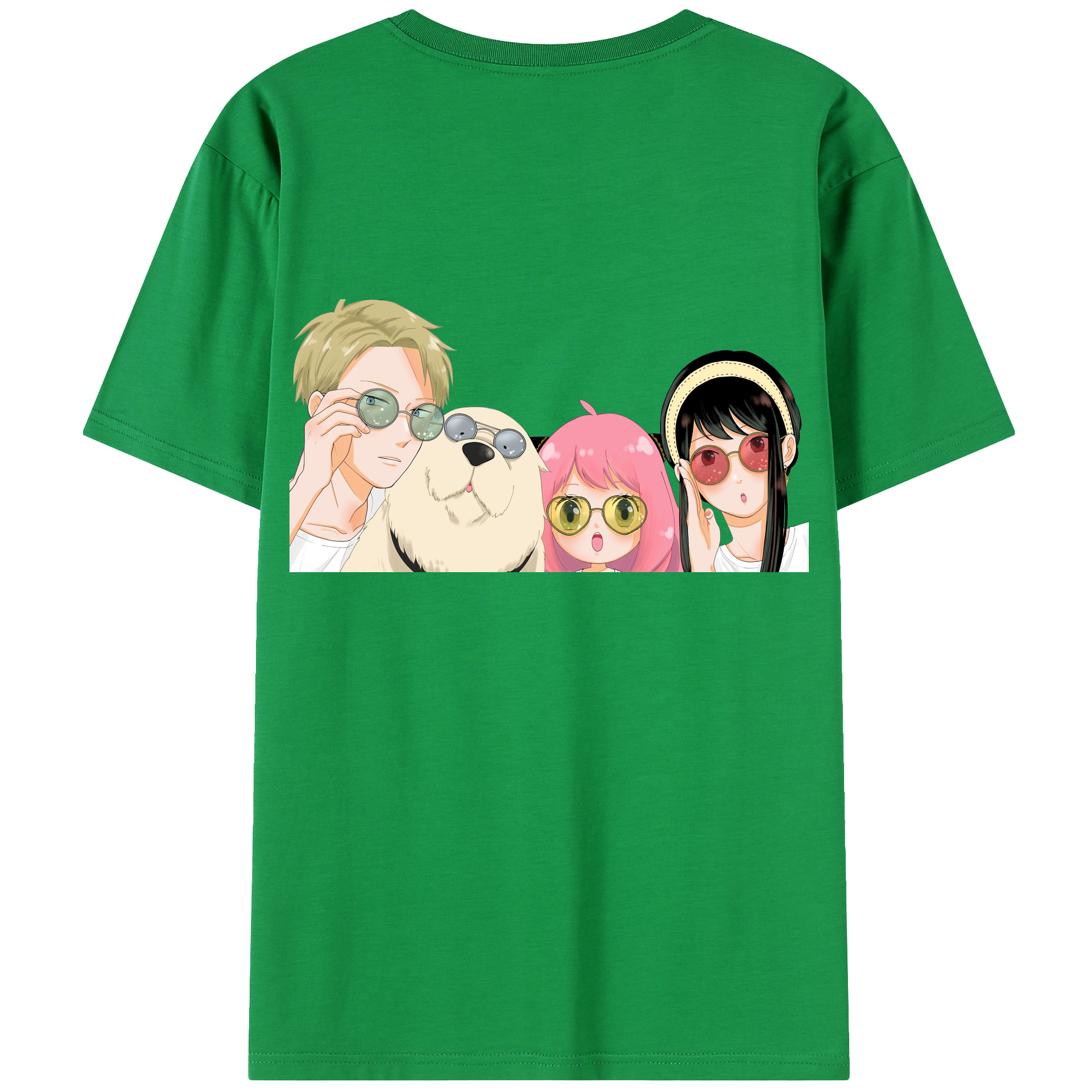 （画像用） SPY×FAMILY间谍家家酒 綿100％半袖Tシャツ（背面プリント）