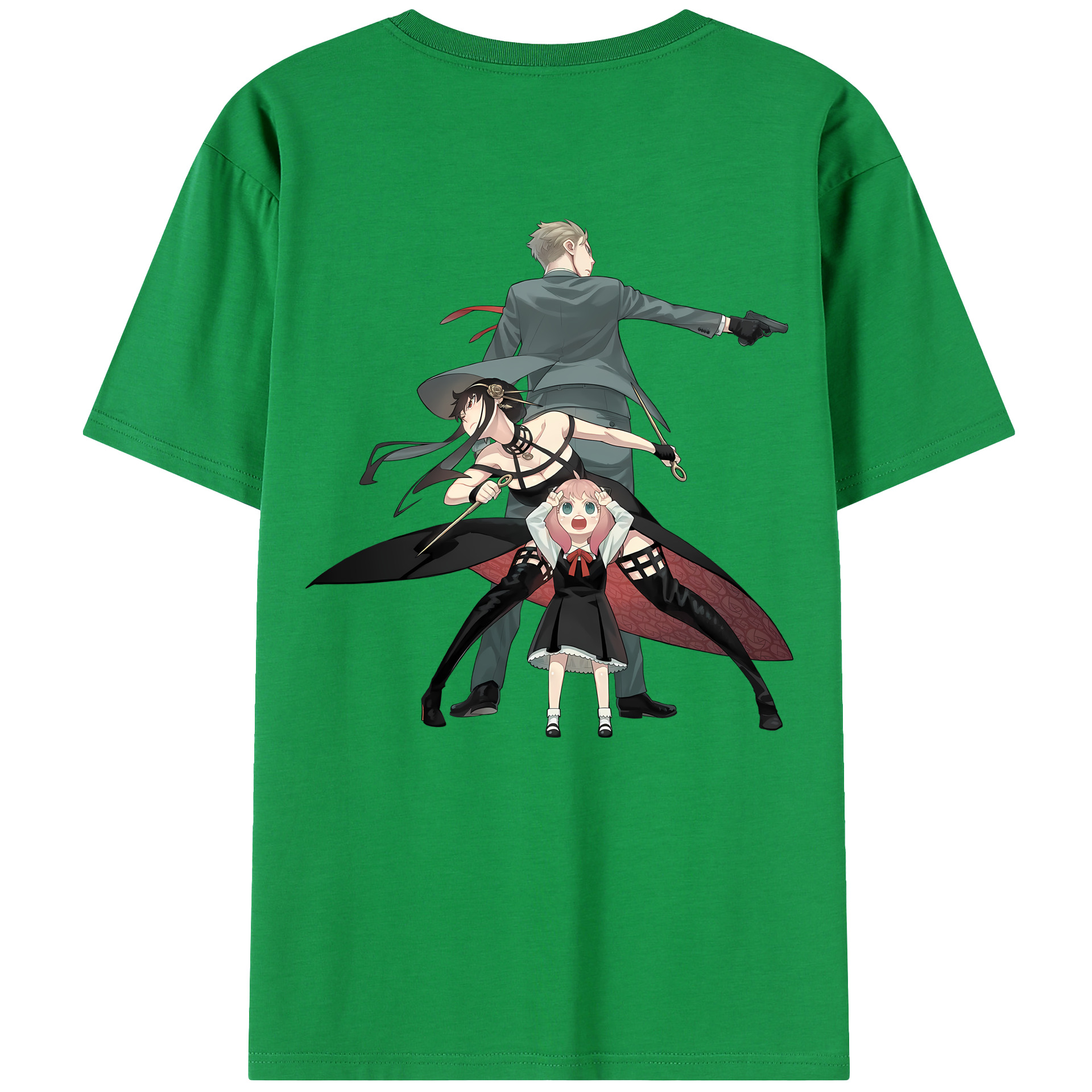 （画像用） SPY×FAMILY间谍家家酒 綿100％半袖Tシャツ（背面プリント）