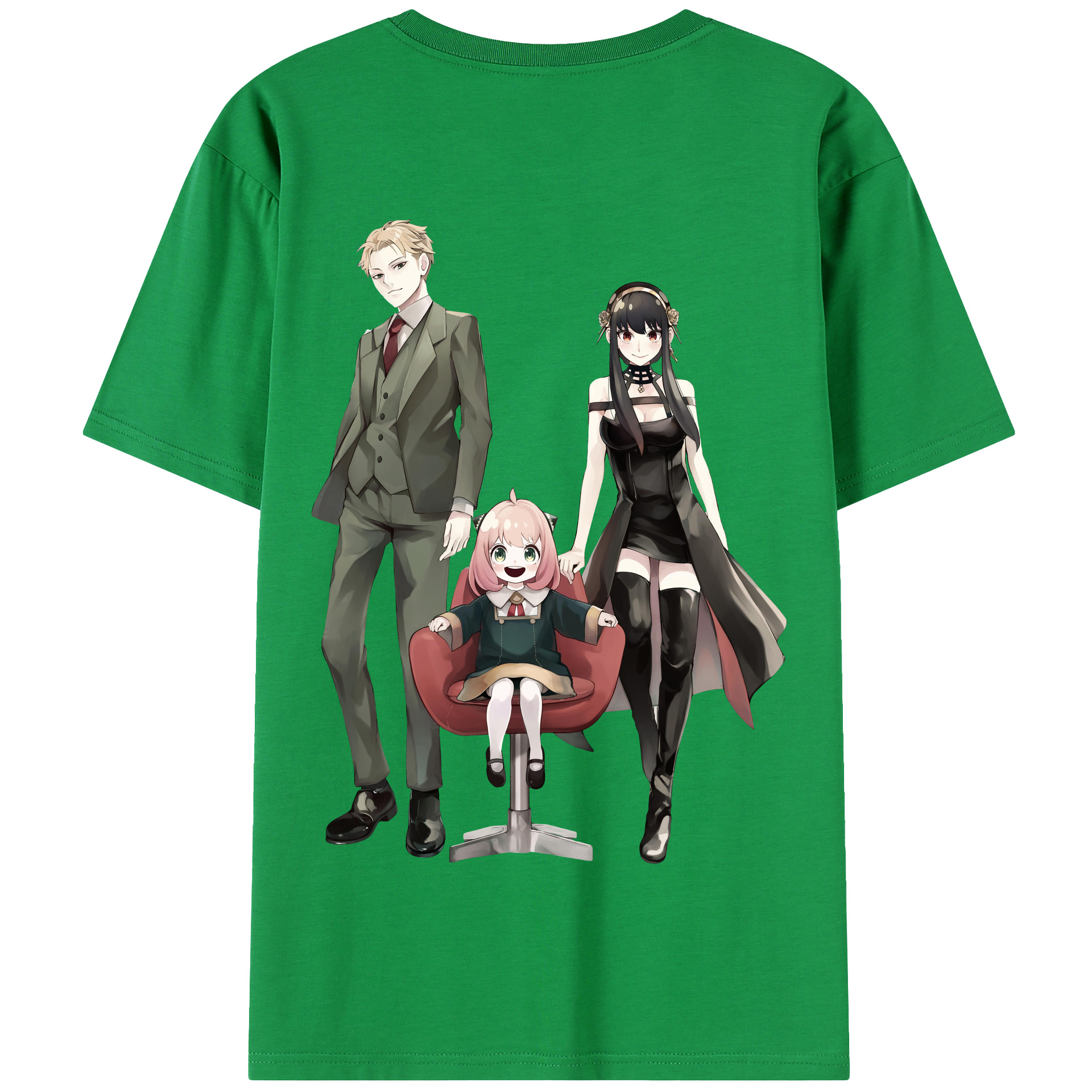 （画像用） SPY×FAMILY间谍家家酒 綿100％半袖Tシャツ（背面プリント）