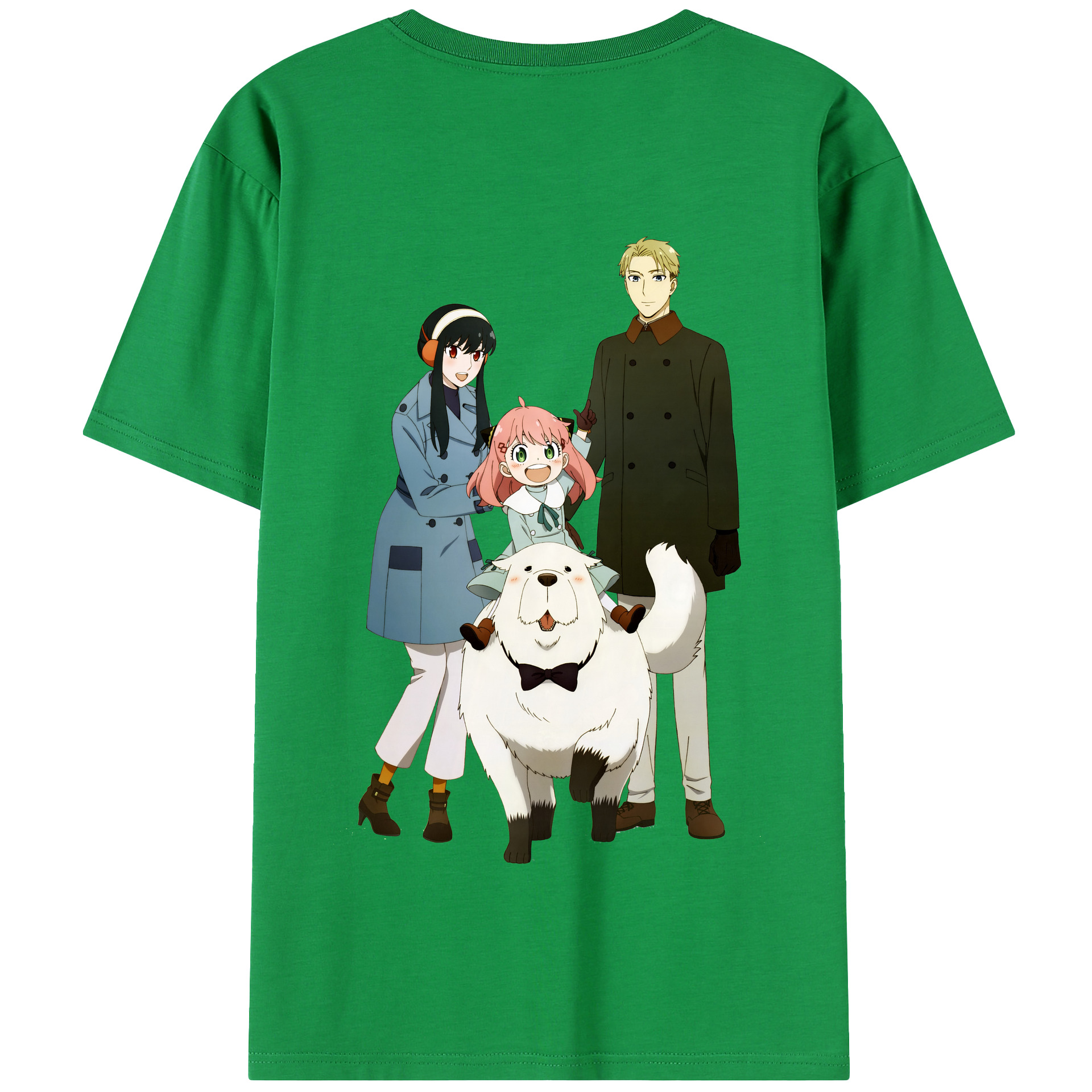 （画像用） SPY×FAMILY间谍家家酒 綿100％半袖Tシャツ（背面プリント）