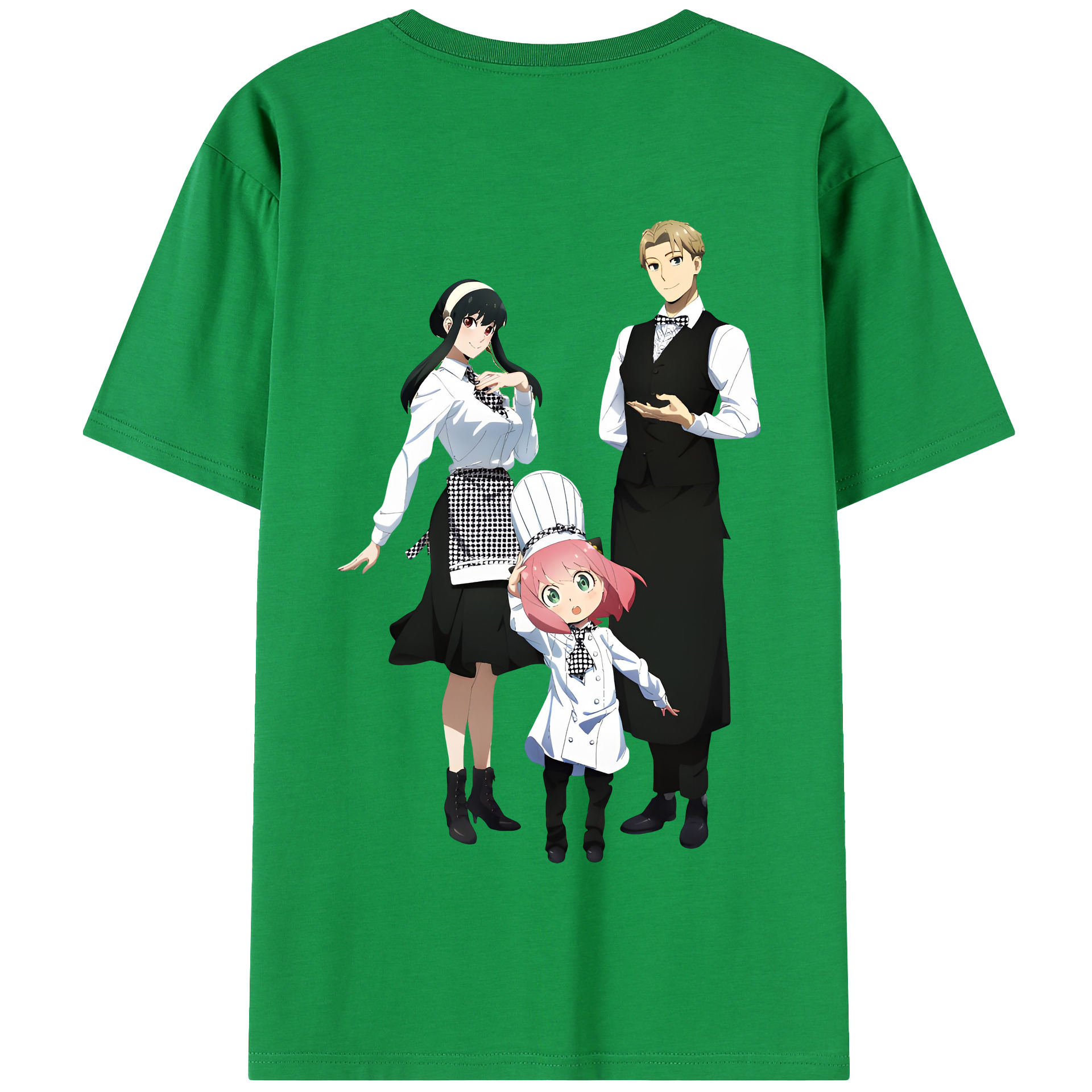 （画像用） SPY×FAMILY间谍家家酒 綿100％半袖Tシャツ（背面プリント）