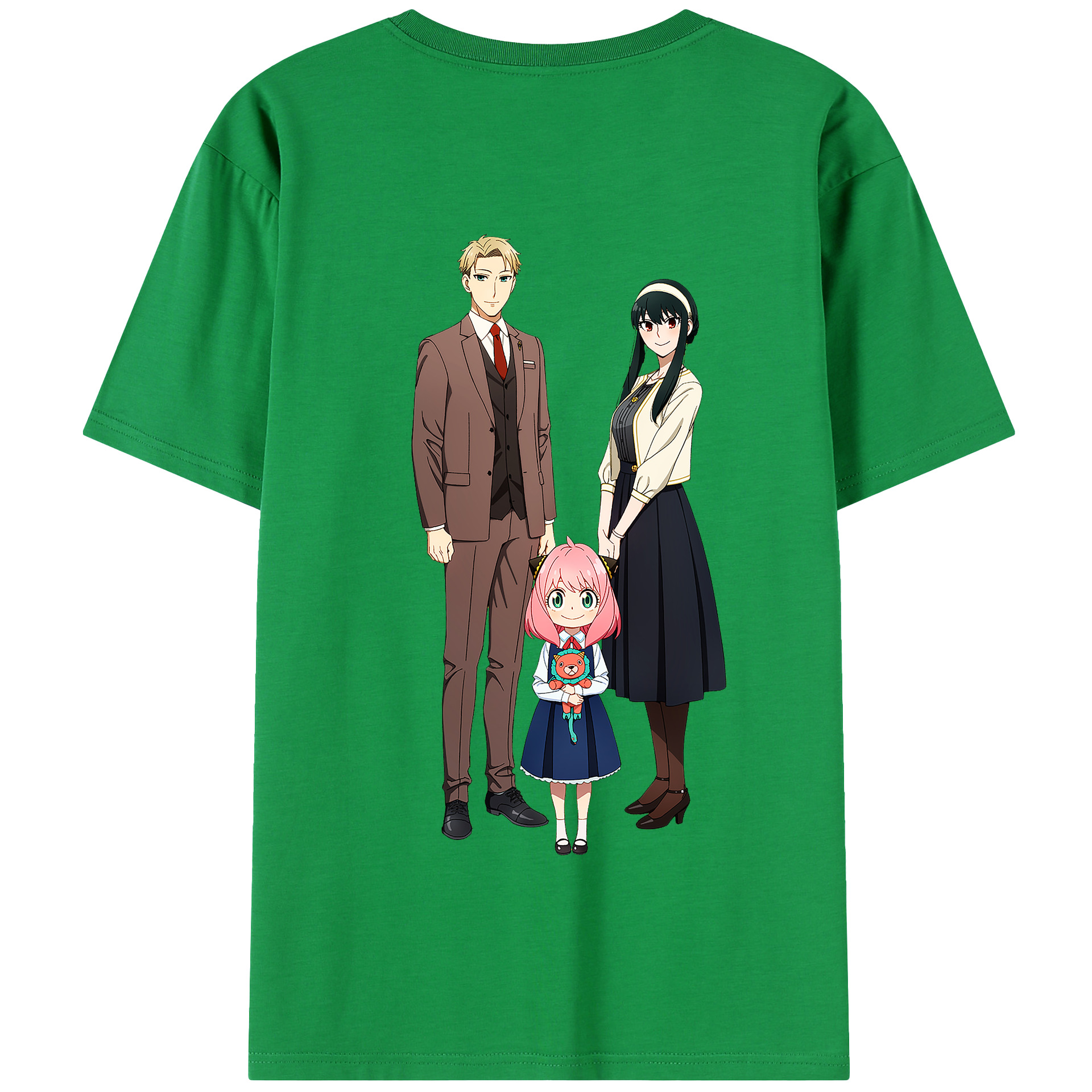 （画像用） SPY×FAMILY间谍家家酒 綿100％半袖Tシャツ（背面プリント）