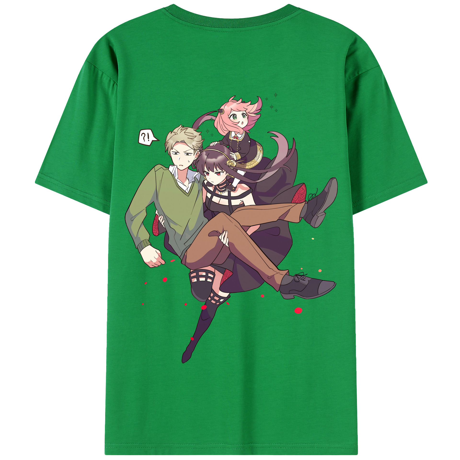 （画像用） SPY×FAMILY间谍家家酒 綿100％半袖Tシャツ（背面プリント）