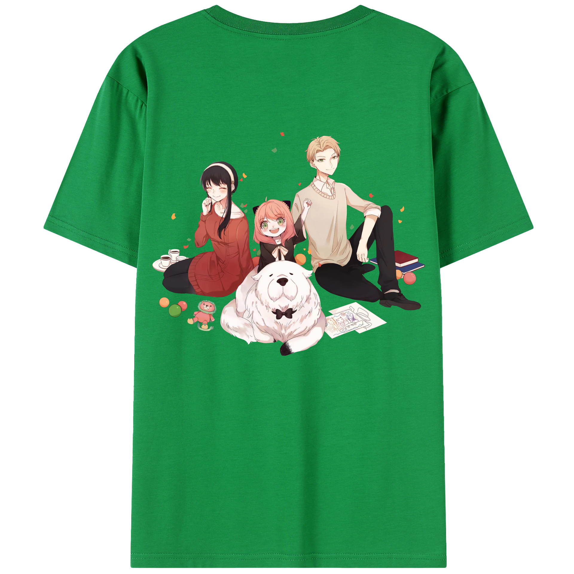 （画像用） SPY×FAMILY间谍家家酒 綿100％半袖Tシャツ（背面プリント）