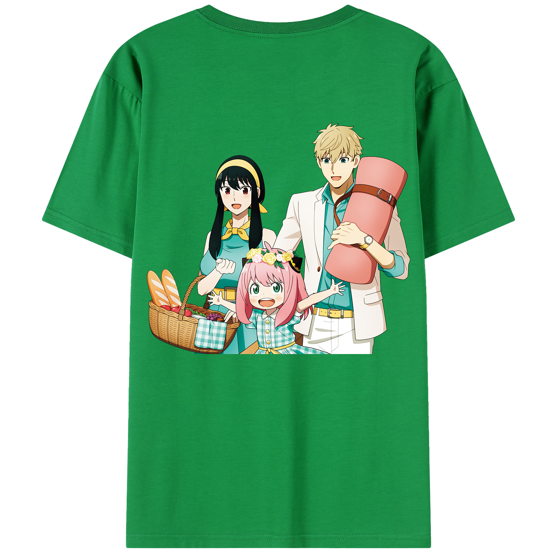 （画像用） SPY×FAMILY间谍家家酒 綿100％半袖Tシャツ（背面プリント）