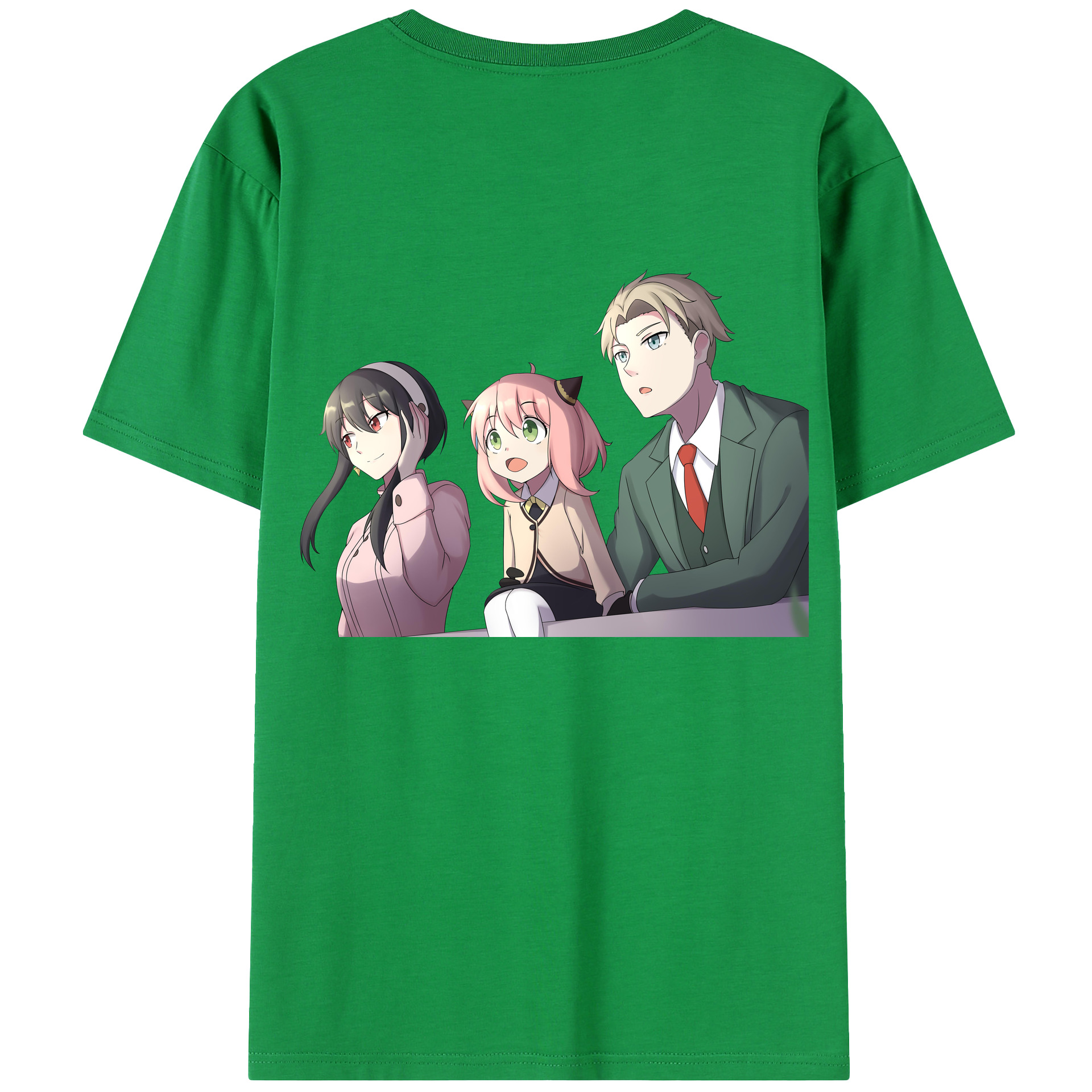 （画像用） SPY×FAMILY间谍家家酒 綿100％半袖Tシャツ（背面プリント）