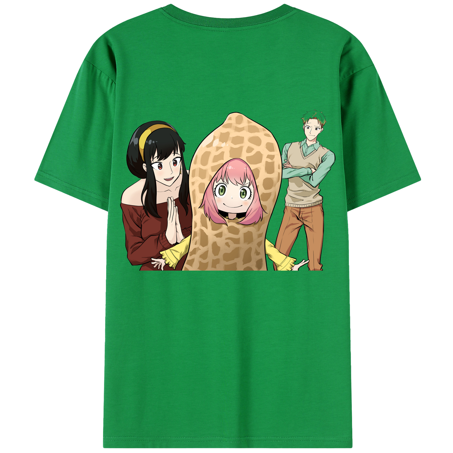 （画像用） SPY×FAMILY间谍家家酒 綿100％半袖Tシャツ（背面プリント）