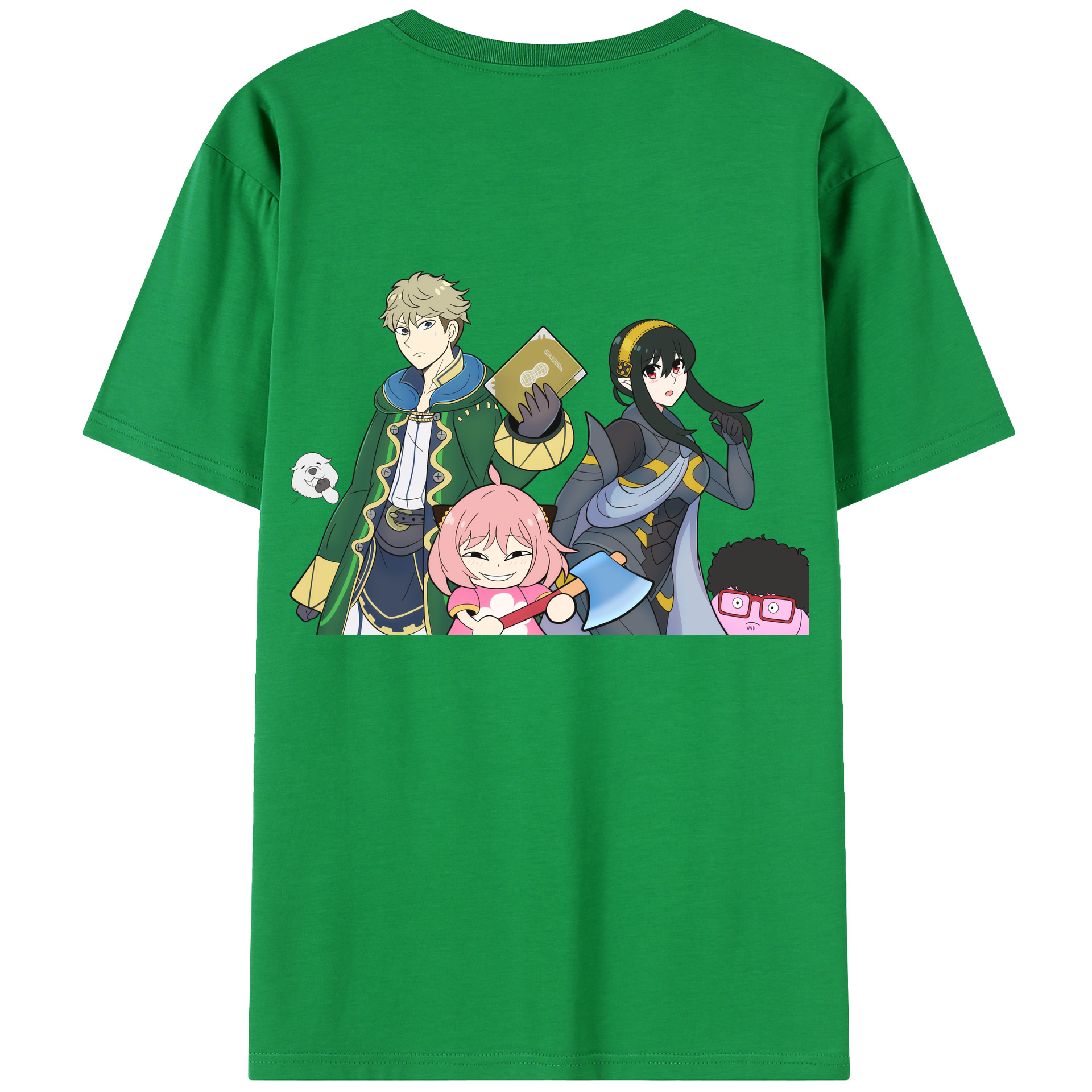 （画像用） SPY×FAMILY间谍家家酒 綿100％半袖Tシャツ（背面プリント）