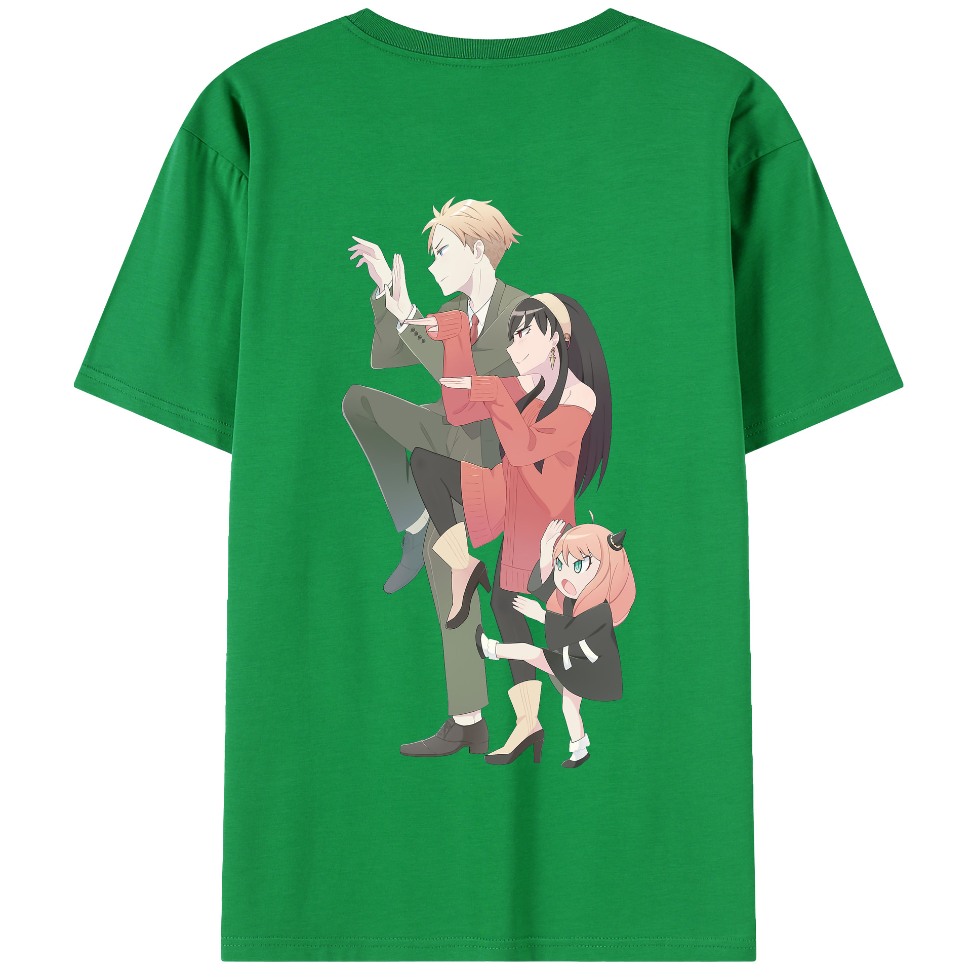 （画像用） SPY×FAMILY间谍家家酒 綿100％半袖Tシャツ（背面プリント）