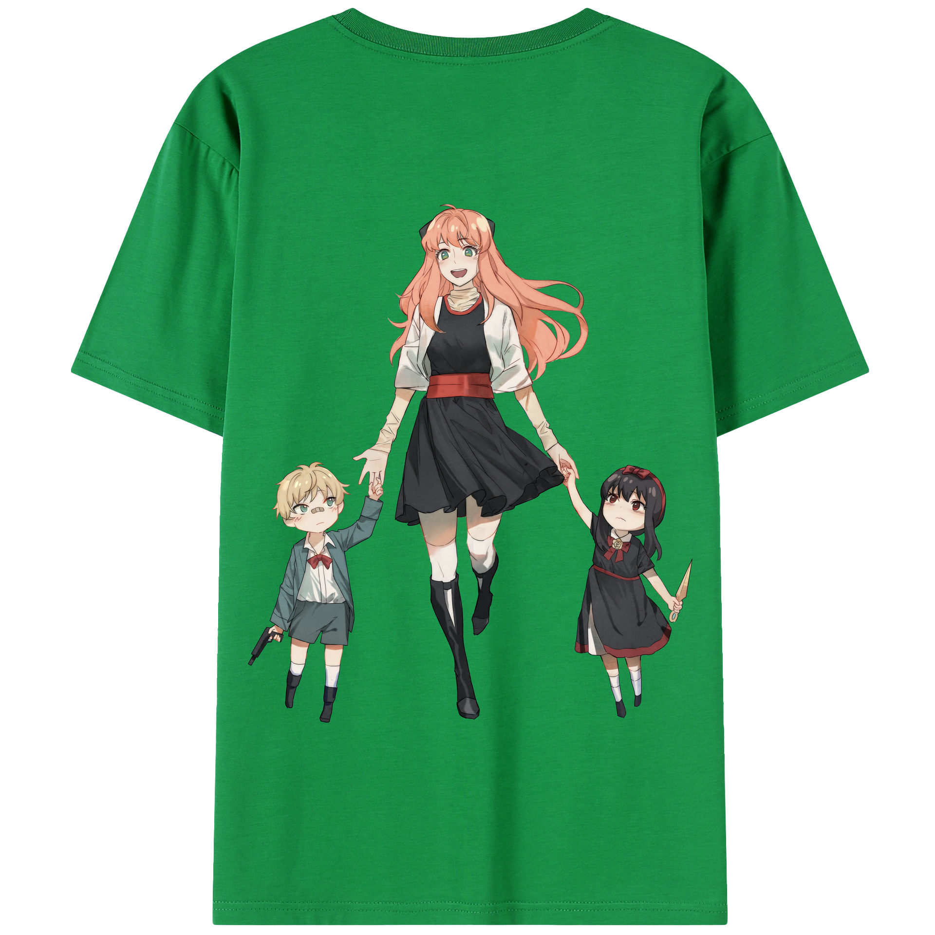（画像用） SPY×FAMILY间谍家家酒 綿100％半袖Tシャツ（背面プリント）