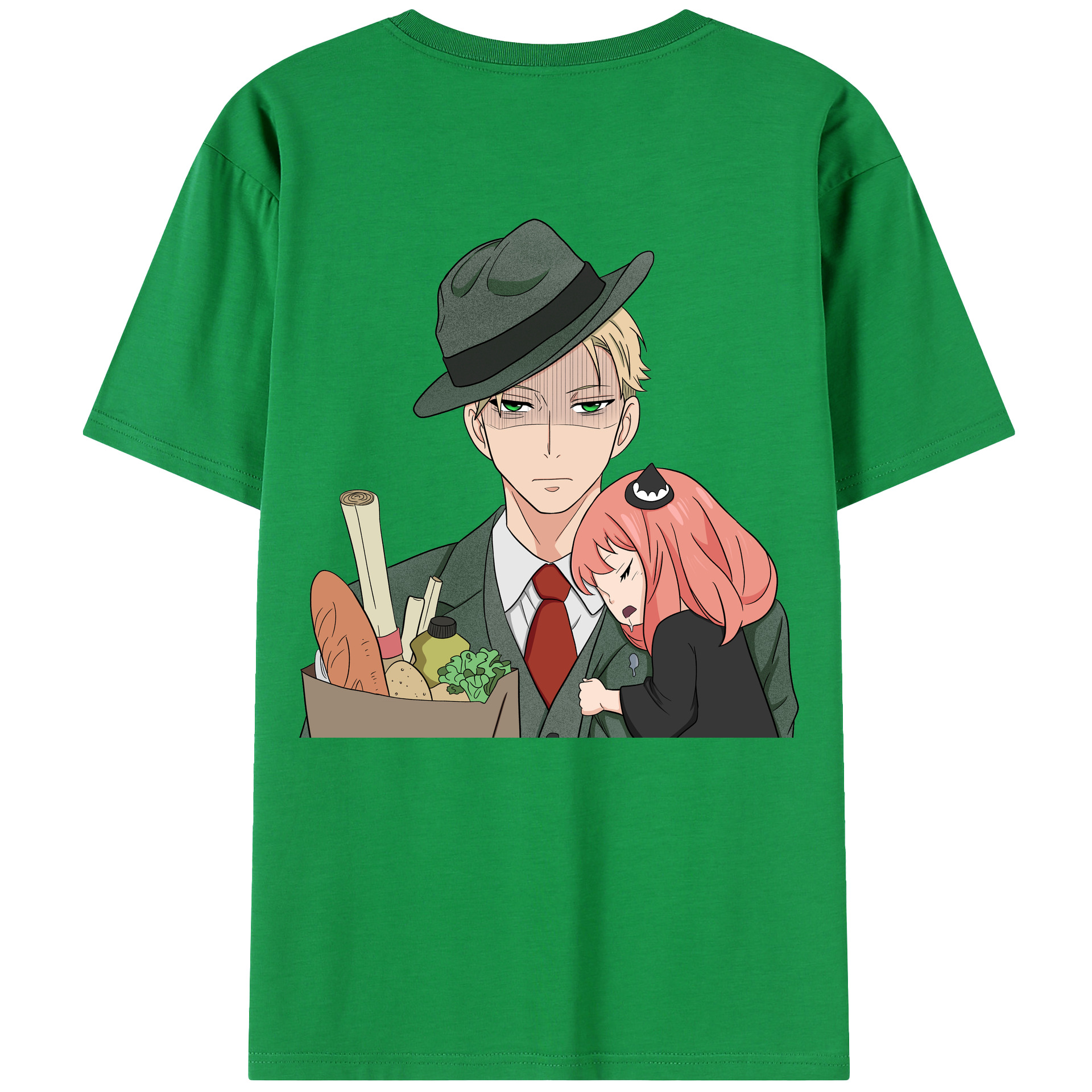 （画像用） SPY×FAMILY间谍家家酒 綿100％半袖Tシャツ（背面プリント）
