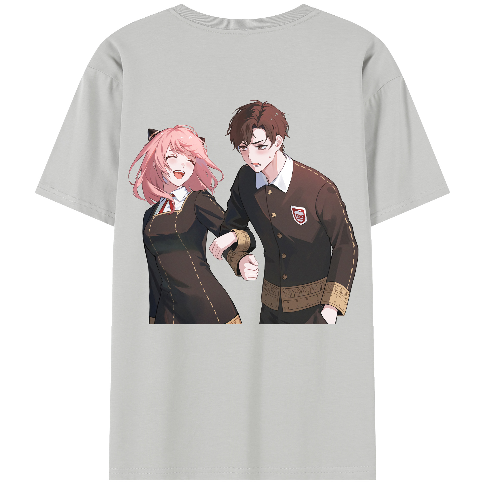 （画像用） SPY×FAMILY间谍家家酒 綿100％半袖Tシャツ（背面プリント）