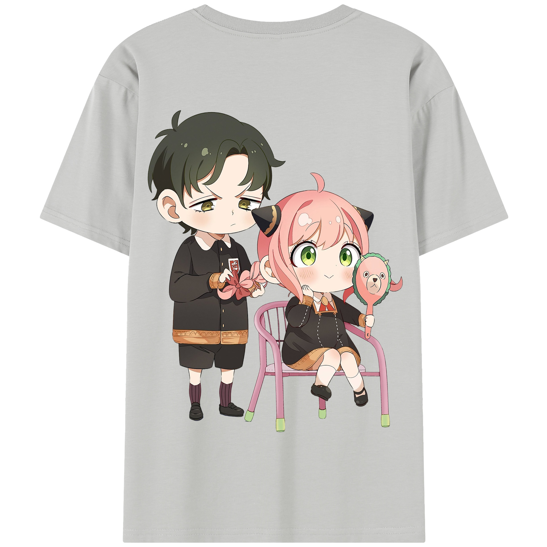 （画像用） SPY×FAMILY间谍家家酒 綿100％半袖Tシャツ（背面プリント）