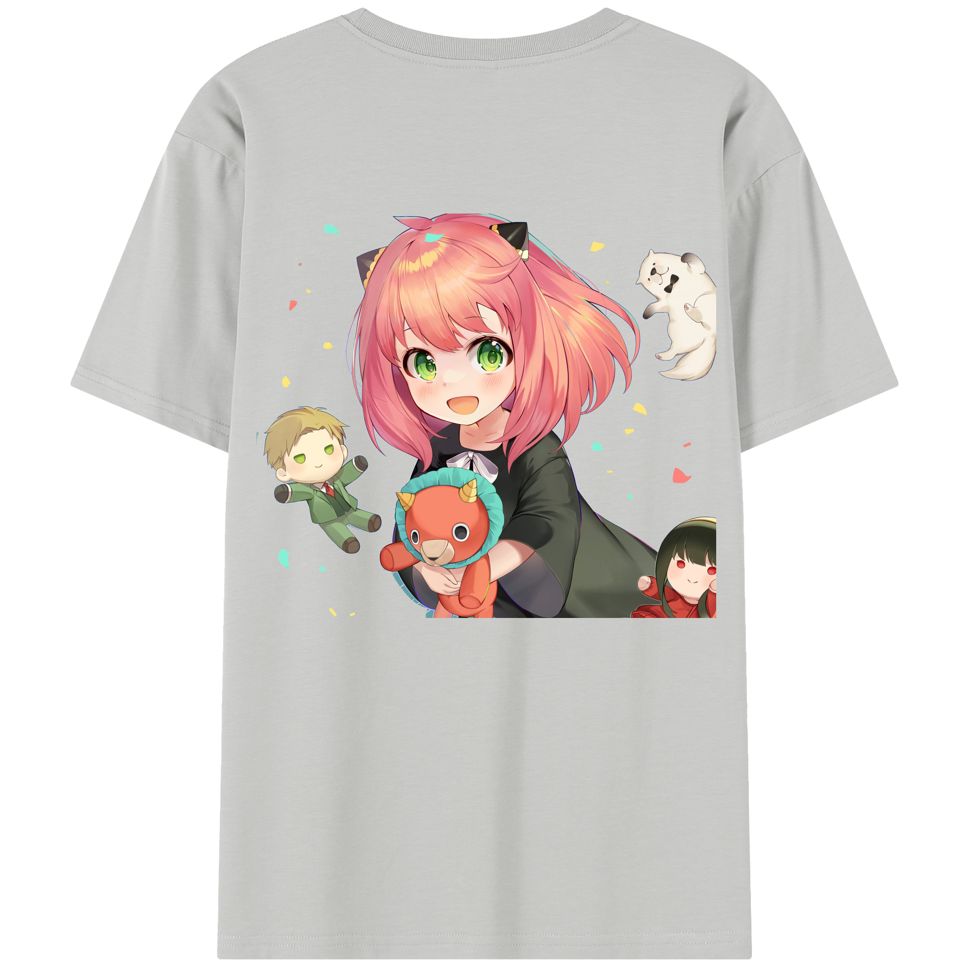 （画像用） SPY×FAMILY间谍家家酒 綿100％半袖Tシャツ（背面プリント）