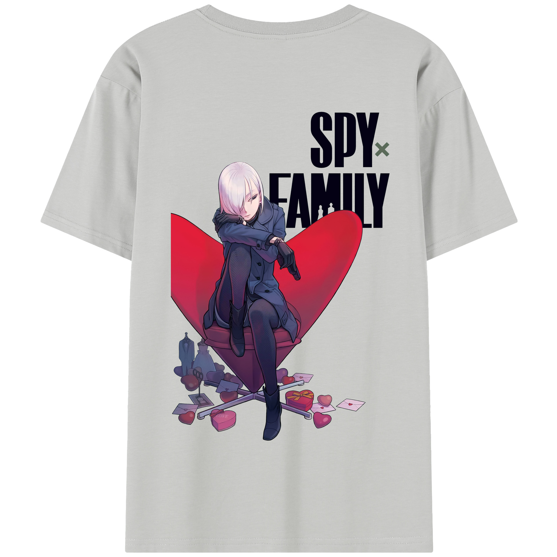 （画像用） SPY×FAMILY间谍家家酒 綿100％半袖Tシャツ（背面プリント）
